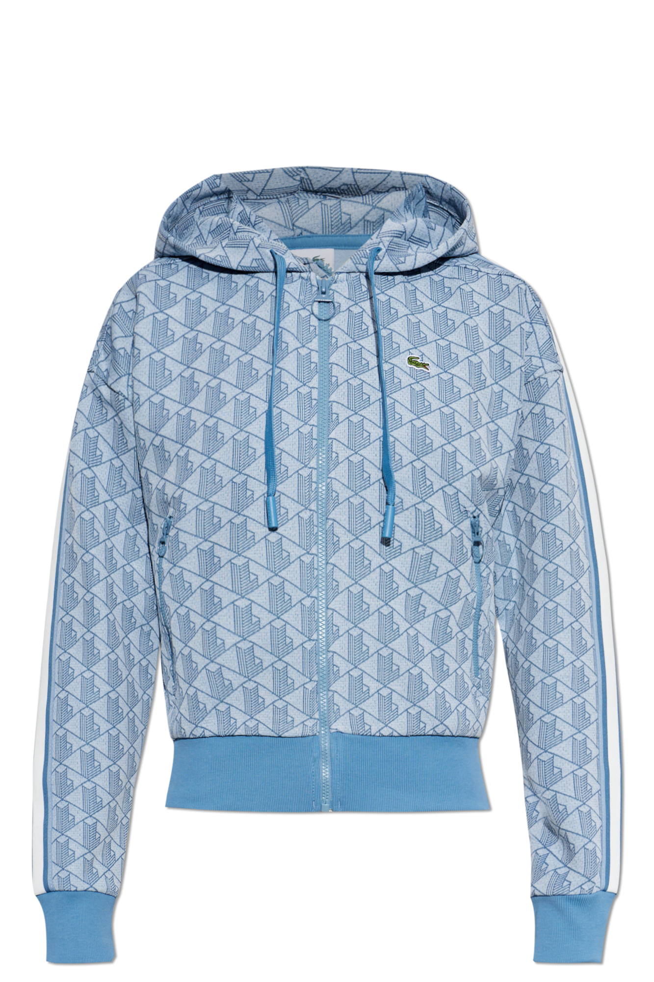 Lacoste Bluza Z Kapturem, Kobiety, Niebieski