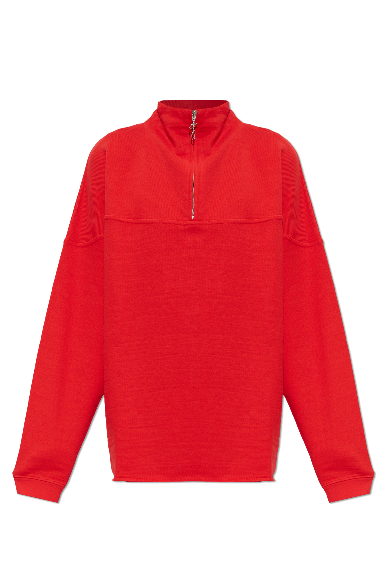 Jacquemus Bawełniany Golf ‘Rond Carre’, Mężczyźni, Czerwony