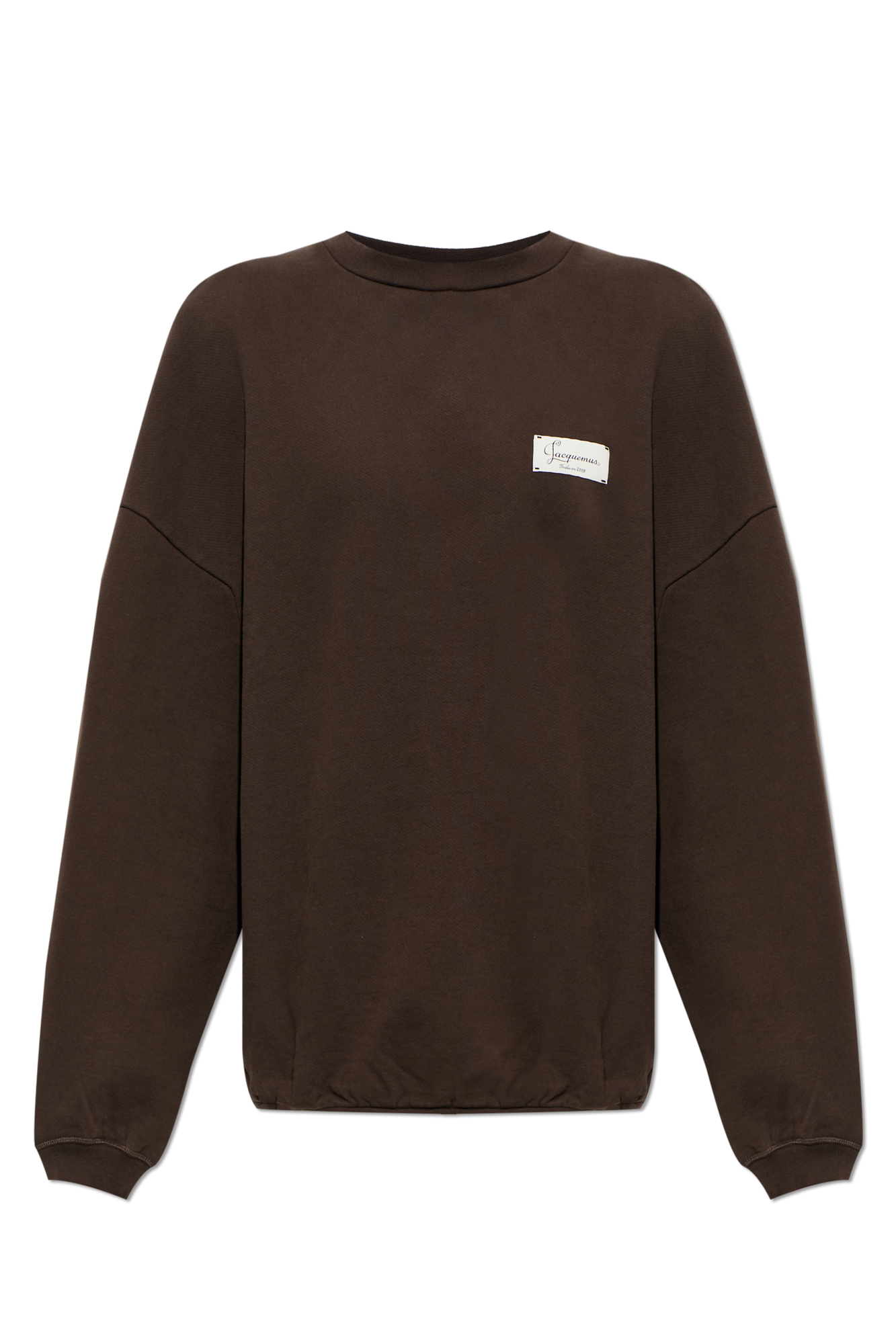 Jacquemus Bawełniana Bluza ‘Montaigne’, Mężczyźni, Brązowy