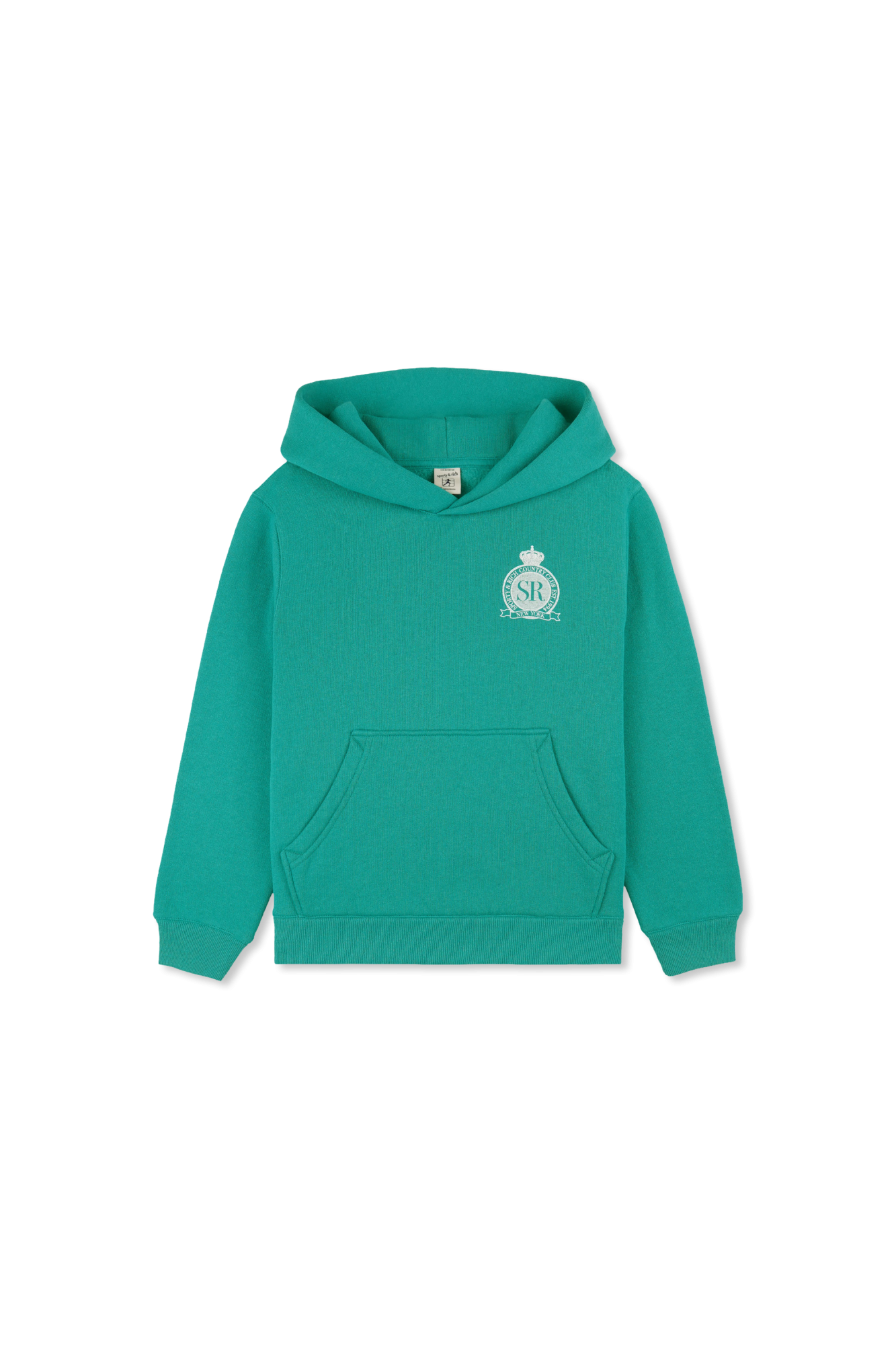Sporty & Rich Kids Bluza Z Logo, Unisex, Zielony