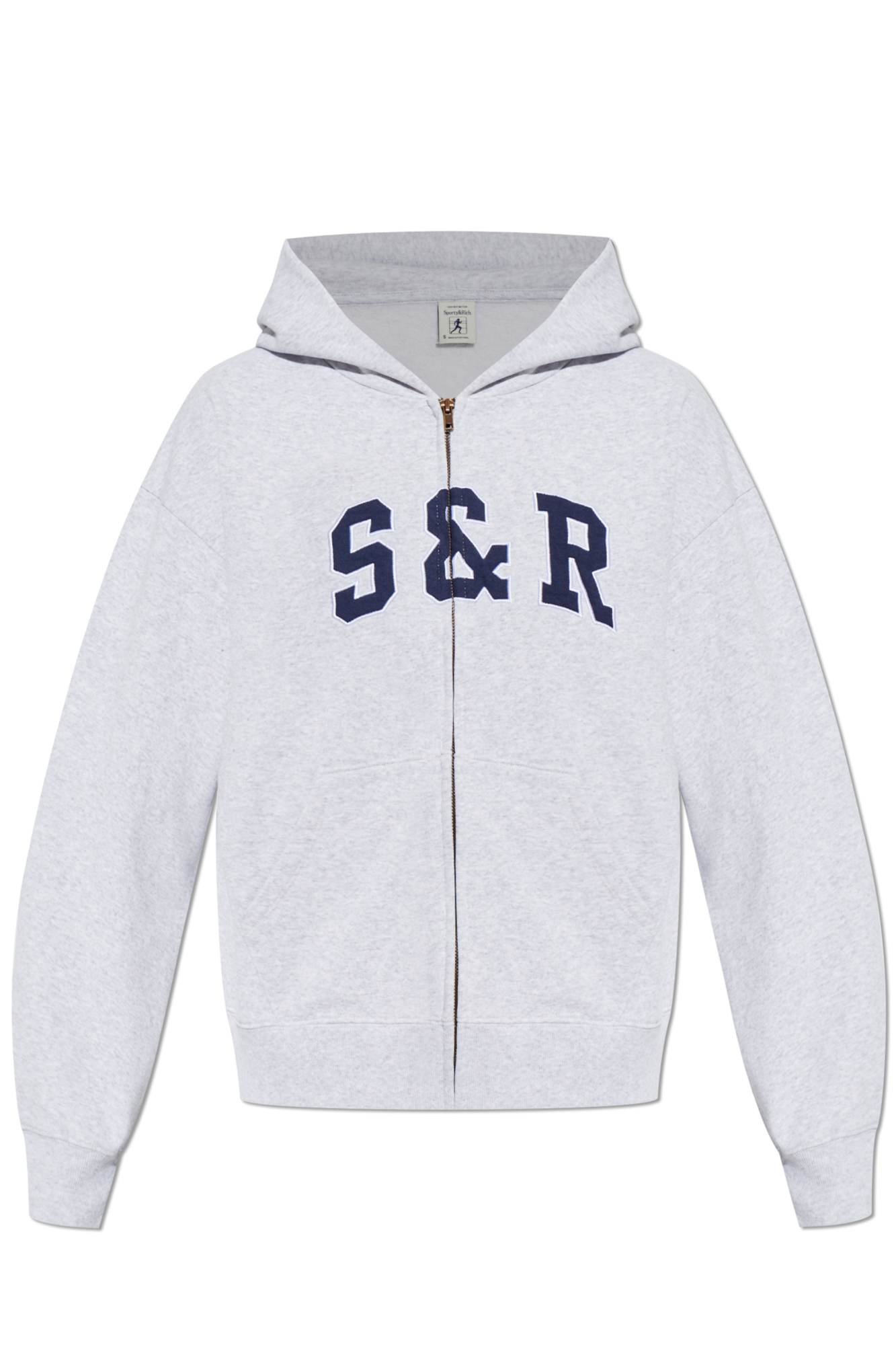 Sporty & Rich Bluza Z Kapturem, Unisex, Szary