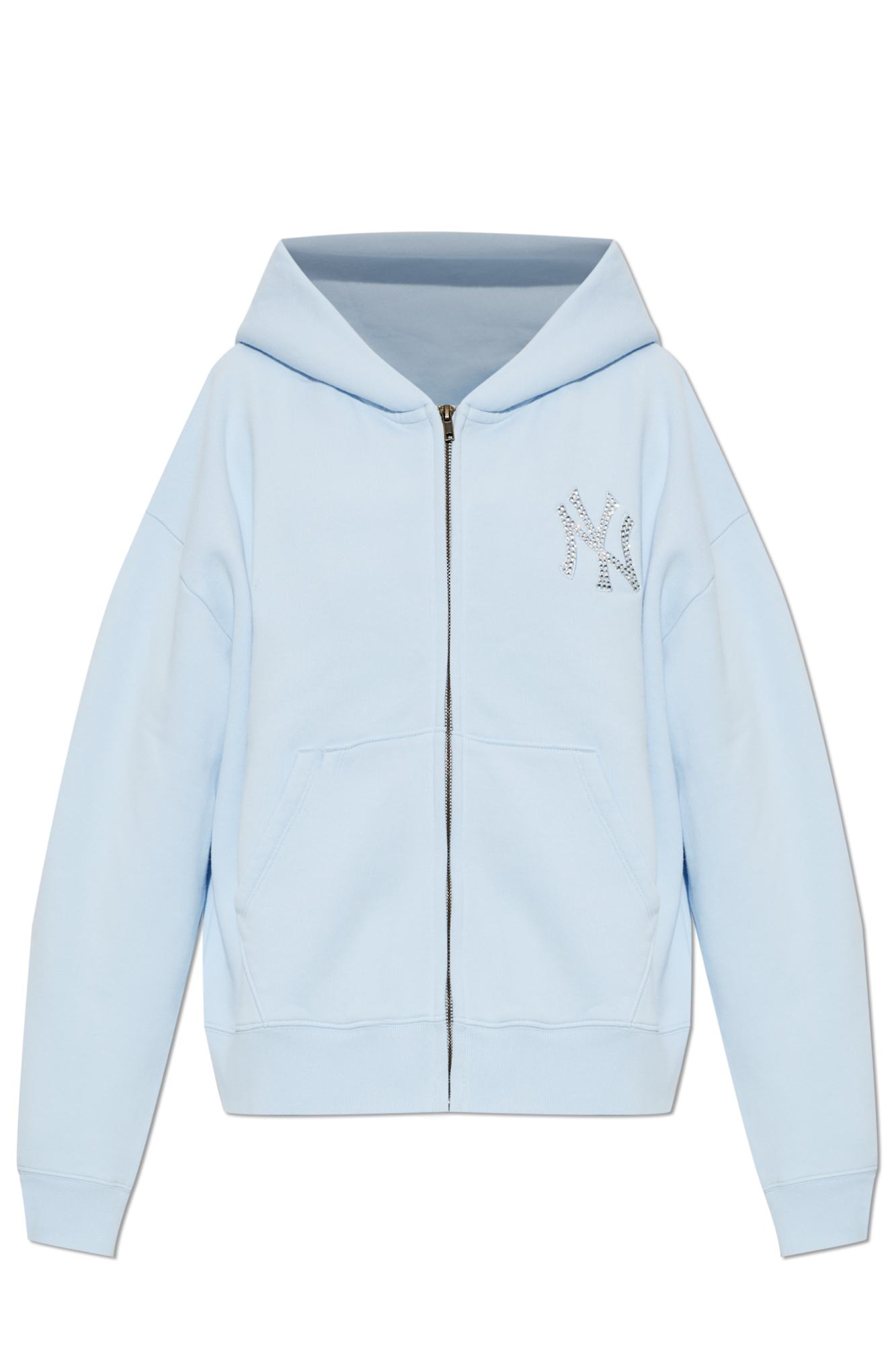 Sporty & Rich Bluza Z Kolekcji `47 & The New York Yankees’, Kobiety, Jasnoniebieski
