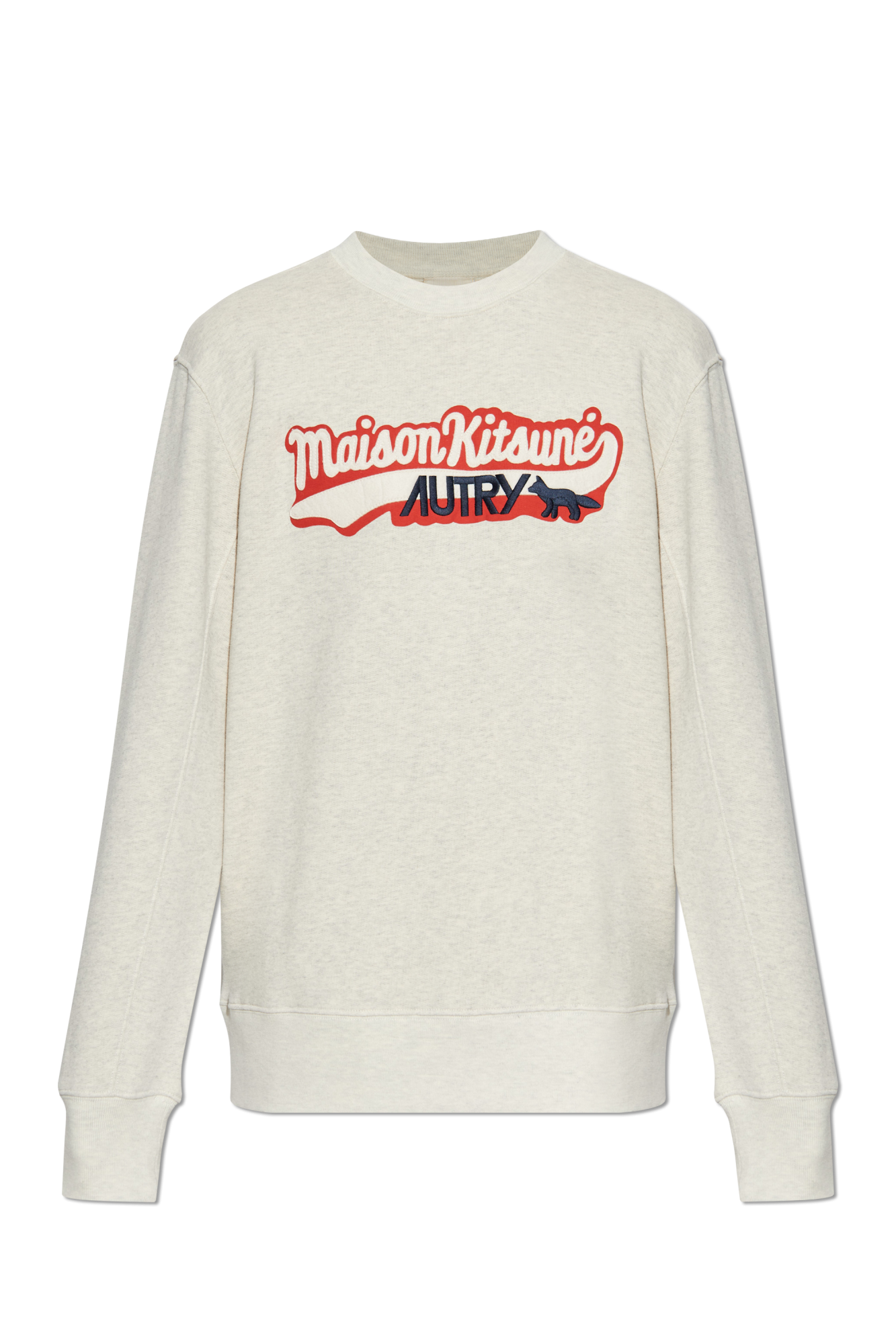 Autry AUTRY X MAISON KITSUNE, Unisex, Kremowy
