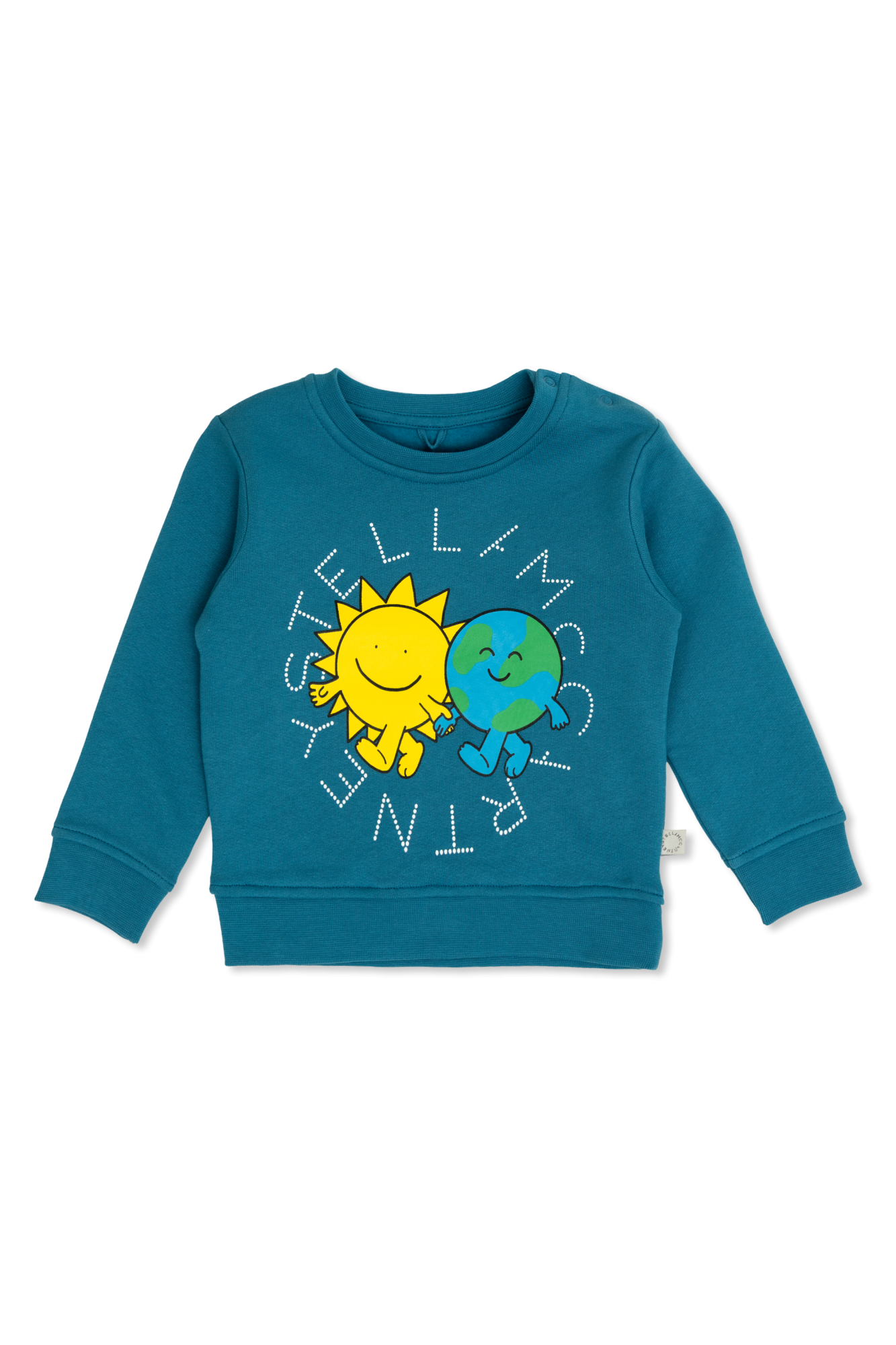 Stella McCartney Kids Bluza Z Nadrukiem, Unisex, Niebieski