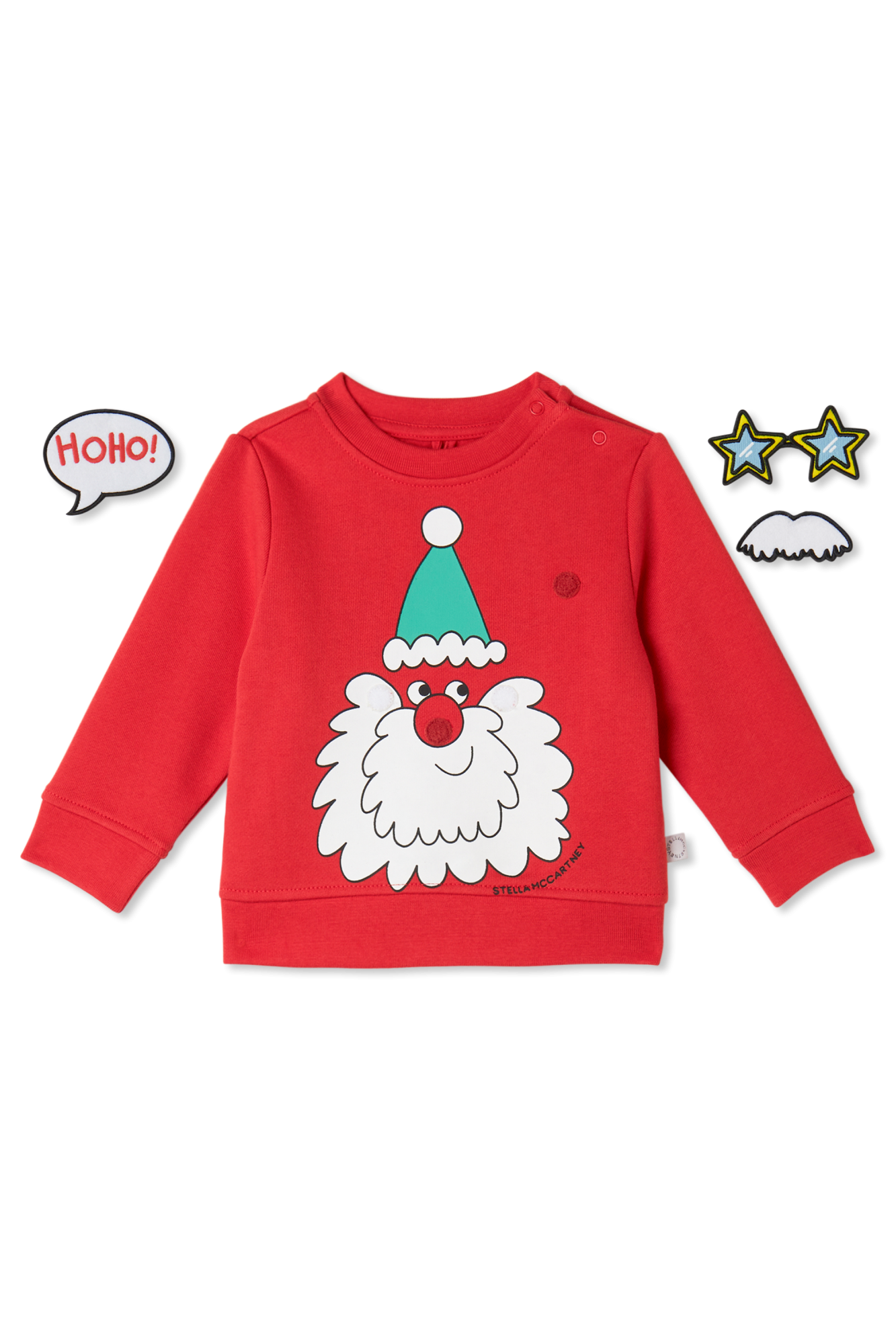 Stella McCartney Kids Bluza Z Nadrukiem, Unisex, Czerwony