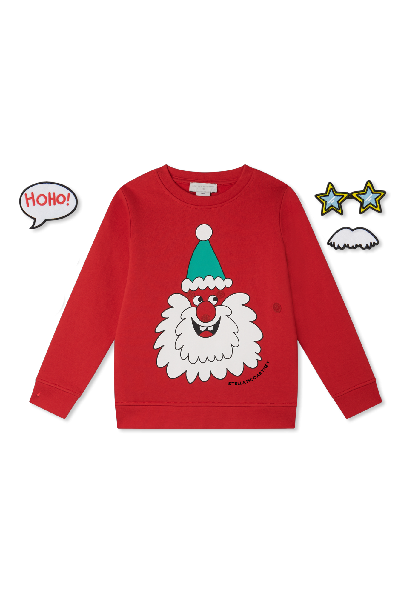 Stella McCartney Kids Bluza Z Nadrukiem, Unisex, Czerwony
