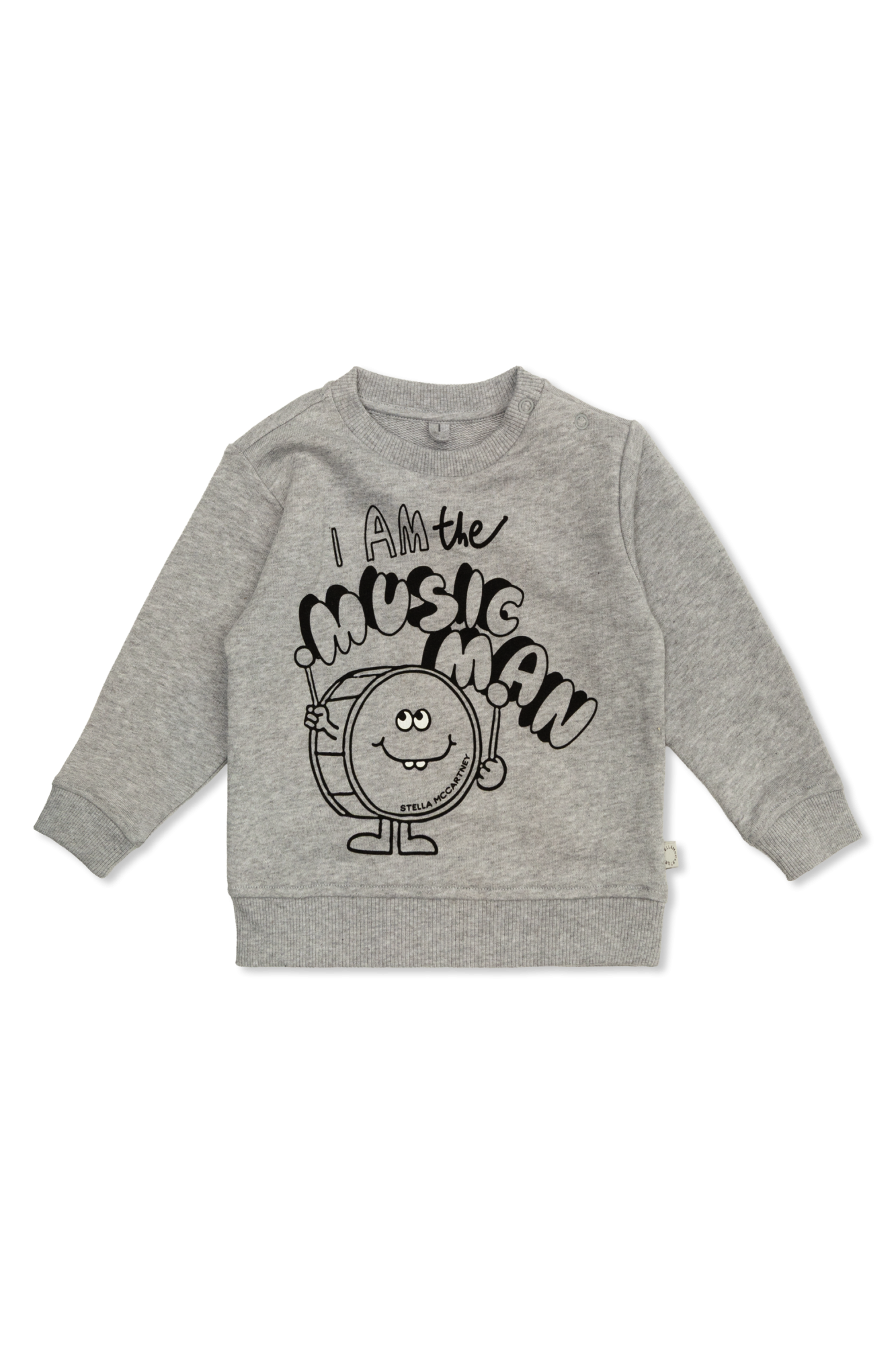 Stella McCartney Kids Bluza Z Nadrukiem, Unisex, Szary