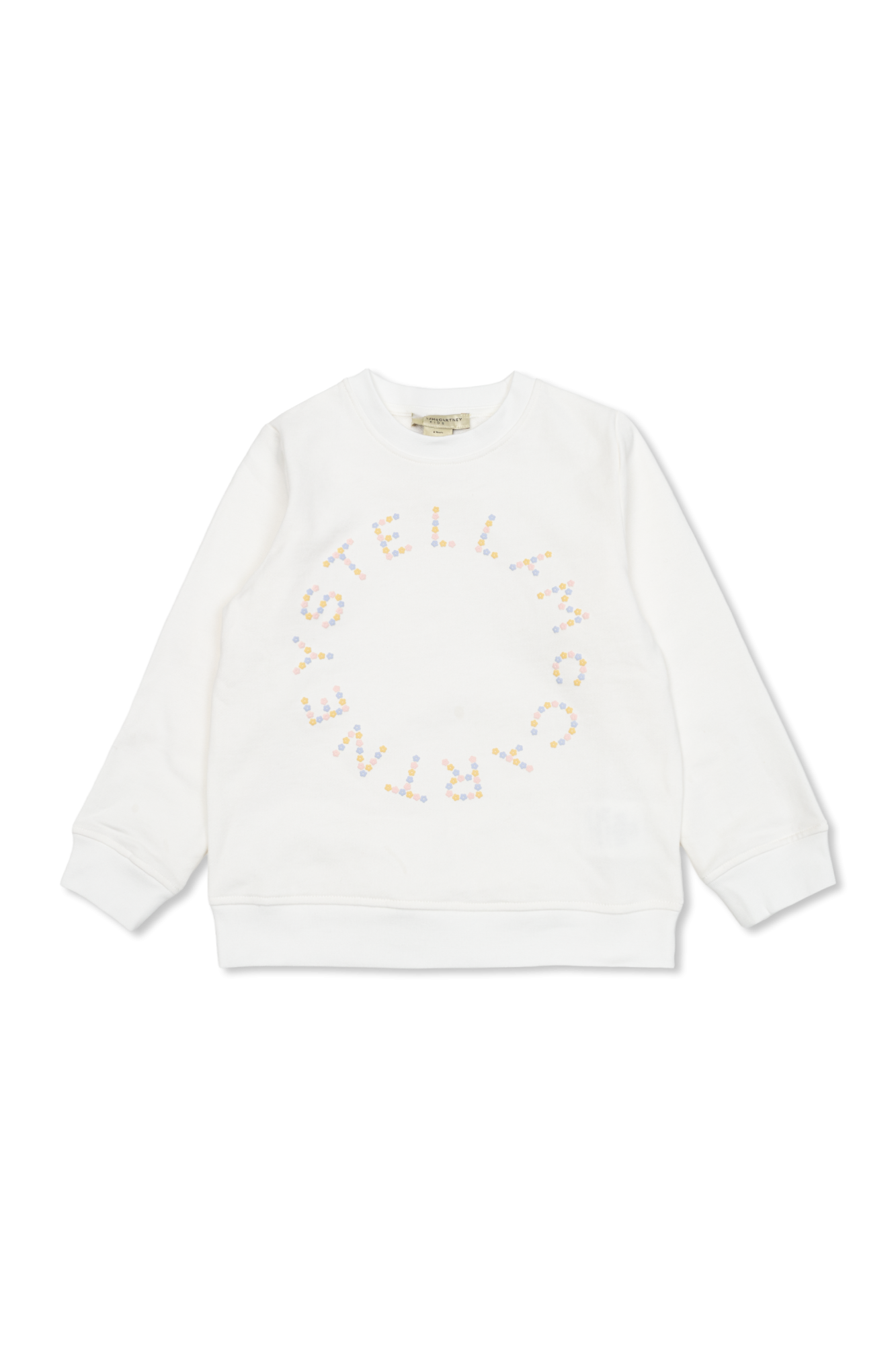 Stella McCartney Kids Bluza Z Logo, Unisex, Biały