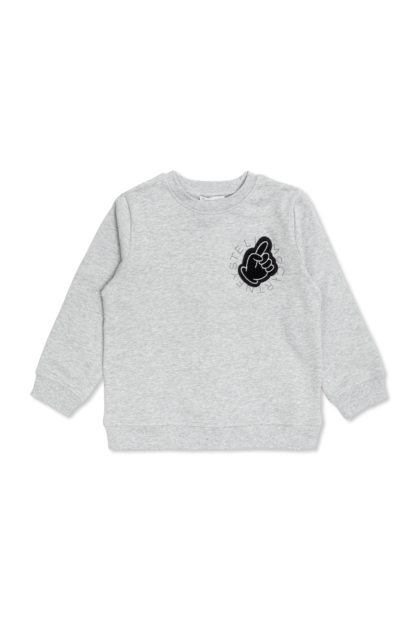 Stella McCartney Kids Bluza Z Naszywką, Unisex, Szary
