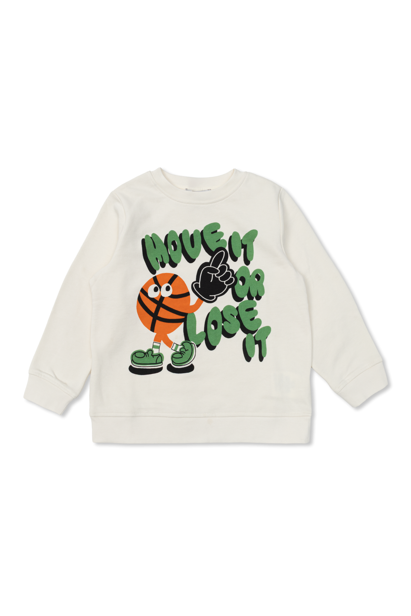 Stella McCartney Kids Bluza Z Nadrukiem, Unisex, Biały