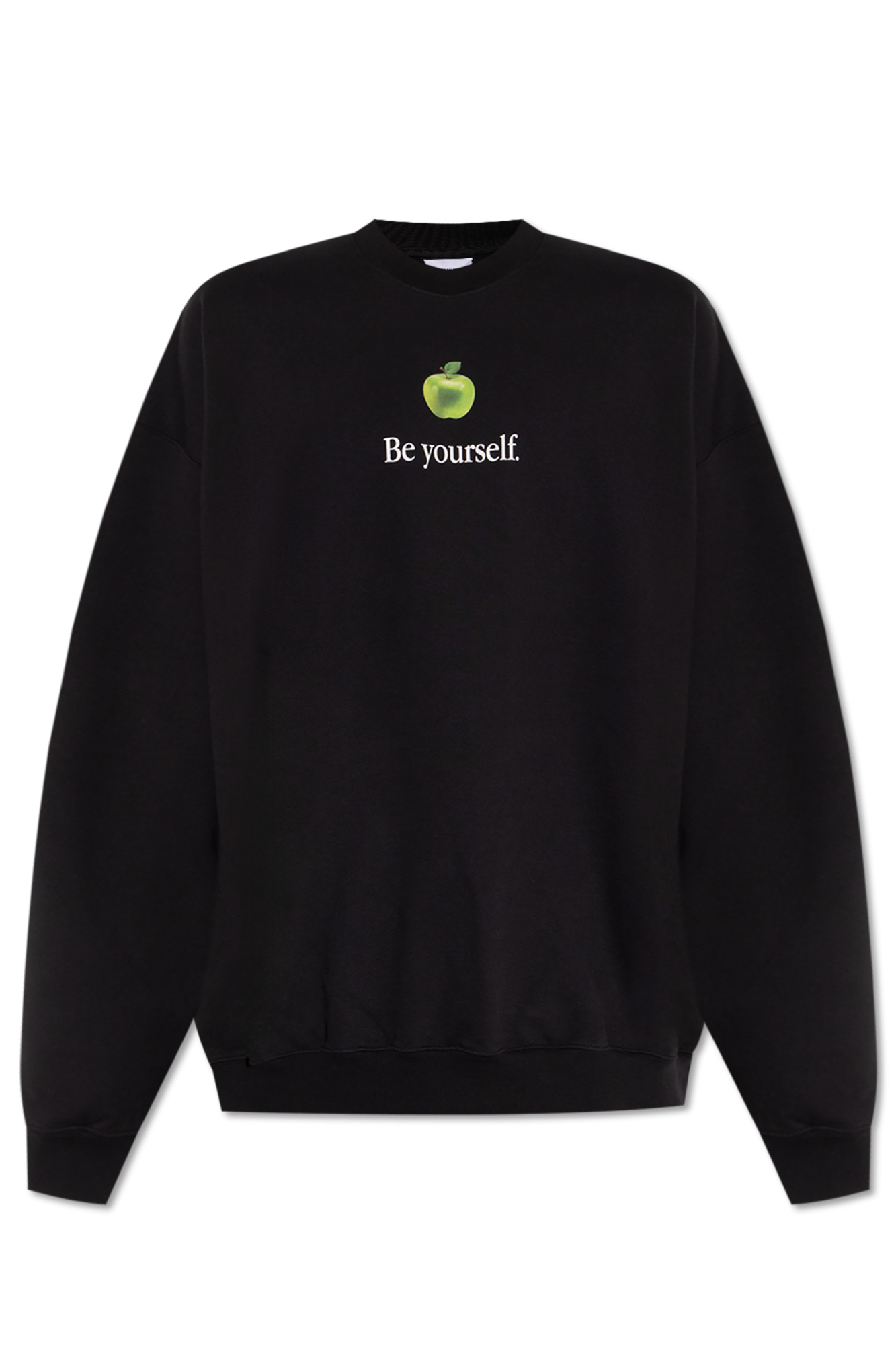 VETEMENTS Bluza Z Nadrukiem, Unisex, Czarny