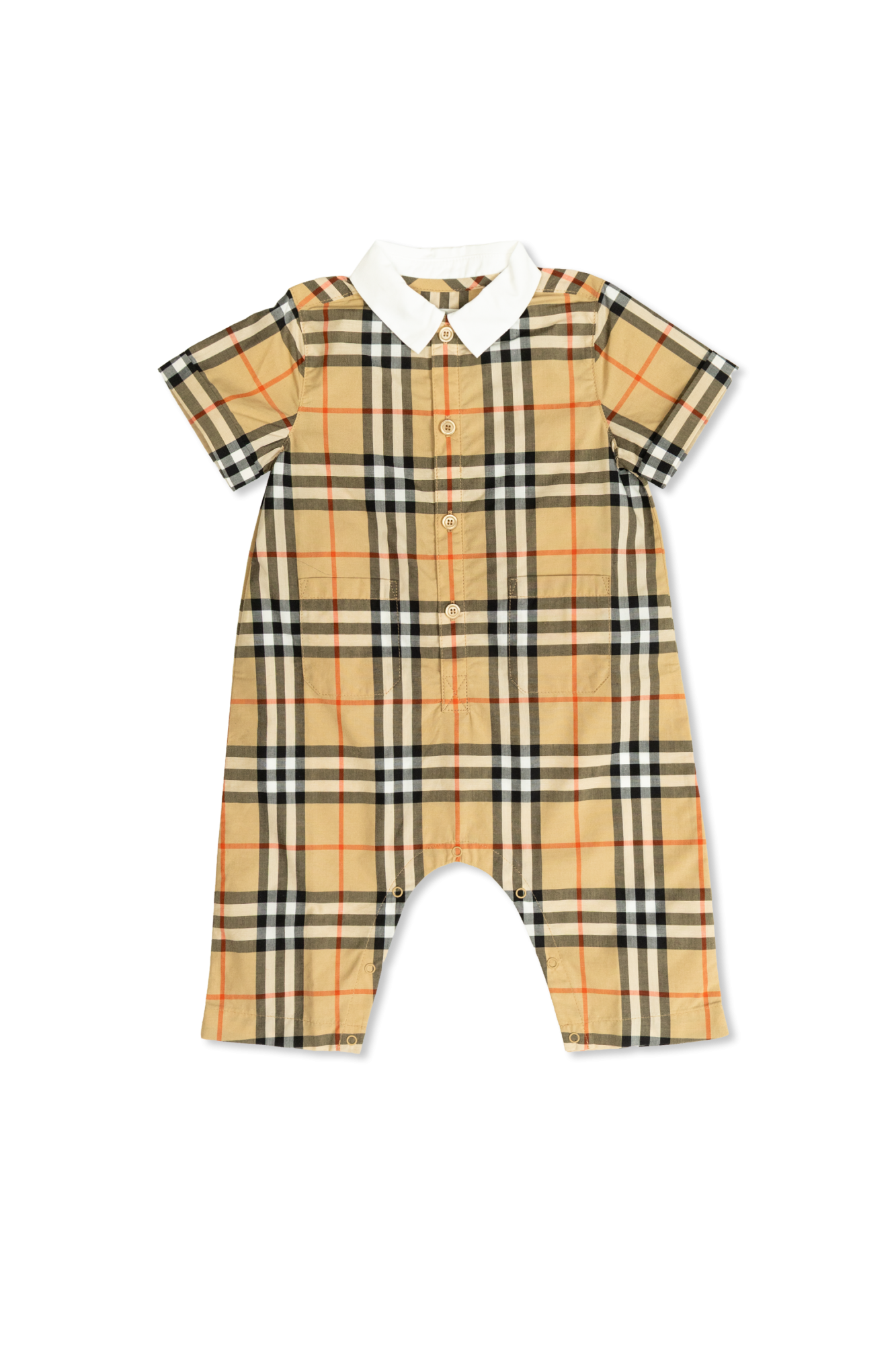 Burberry Kids Pajacyk Niemowlęcy, Unisex, Beżowy
