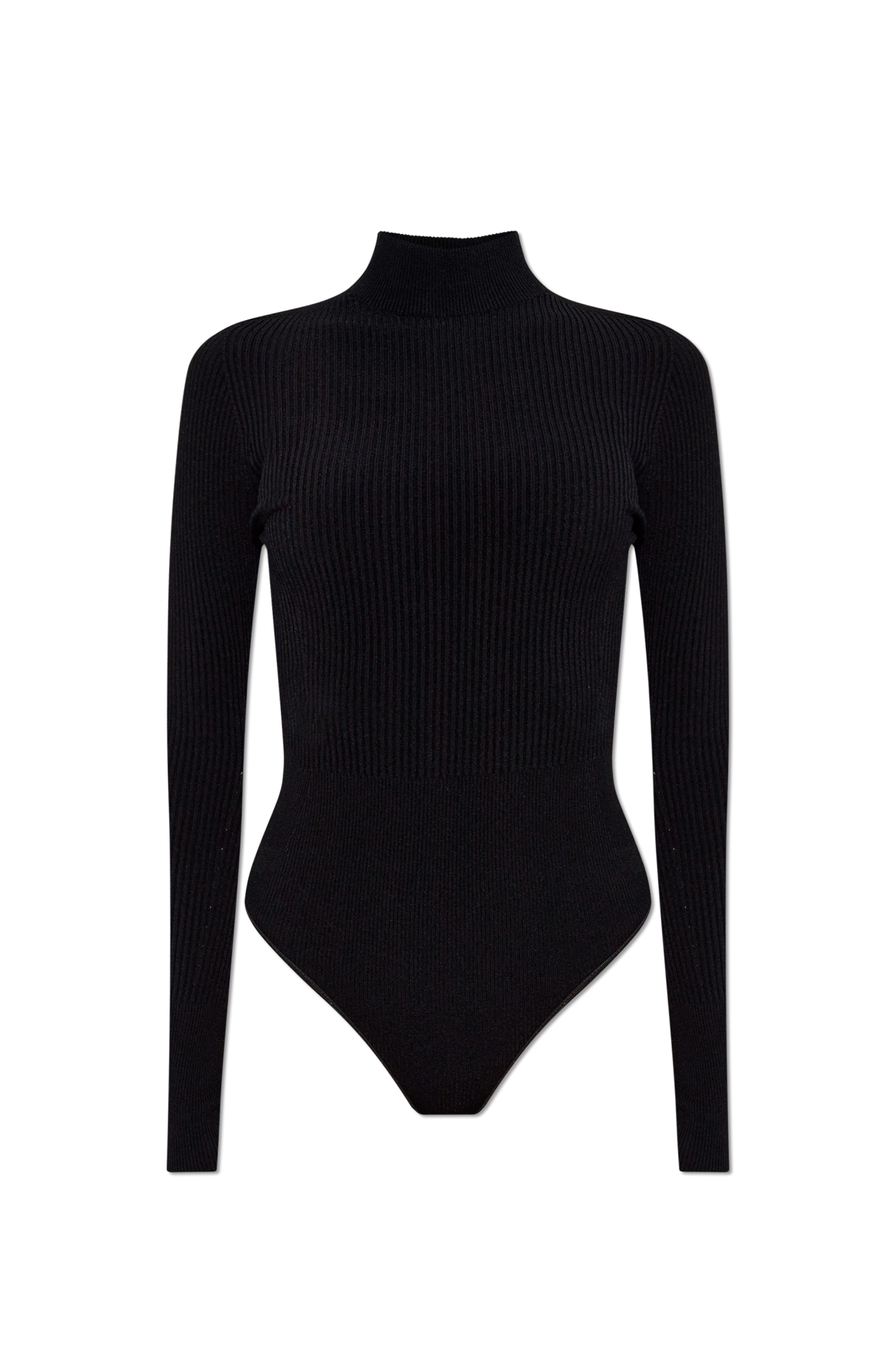 Alaïa Prążkowane Body, Kobiety, Czarny