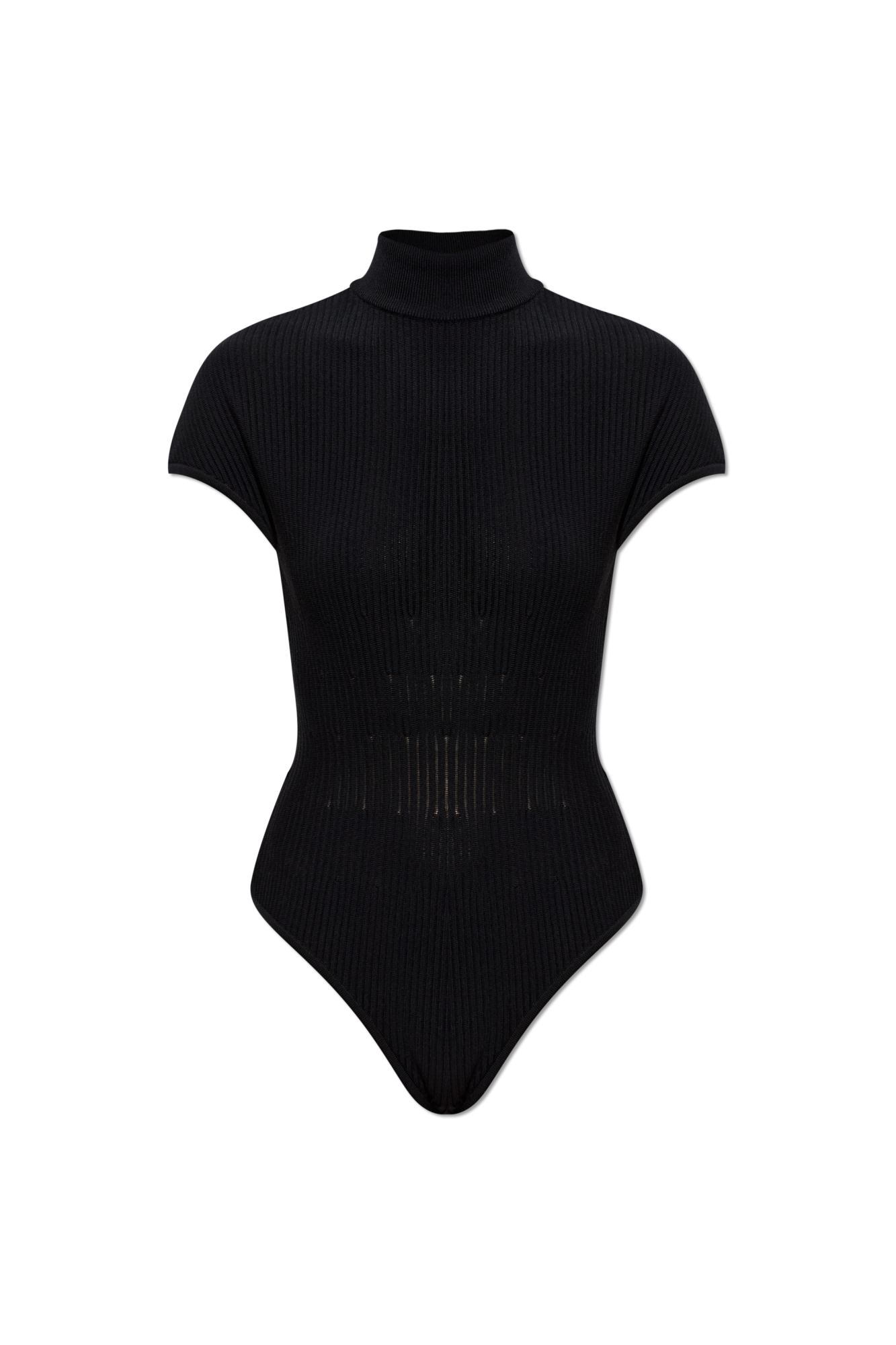 Balmain Body Ze Stójką, Kobiety, Czarny