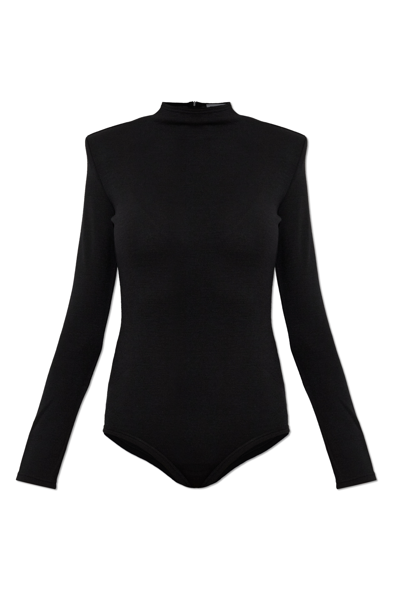 JIL SANDER Wełniane Body Z Długimi Rękawami, Kobiety, Czarny