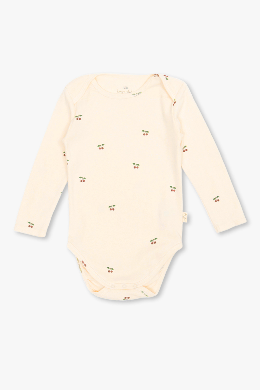 Konges Sløjd Body Ze Wzorem W Kształcie Wiśni, Unisex, Kremowy