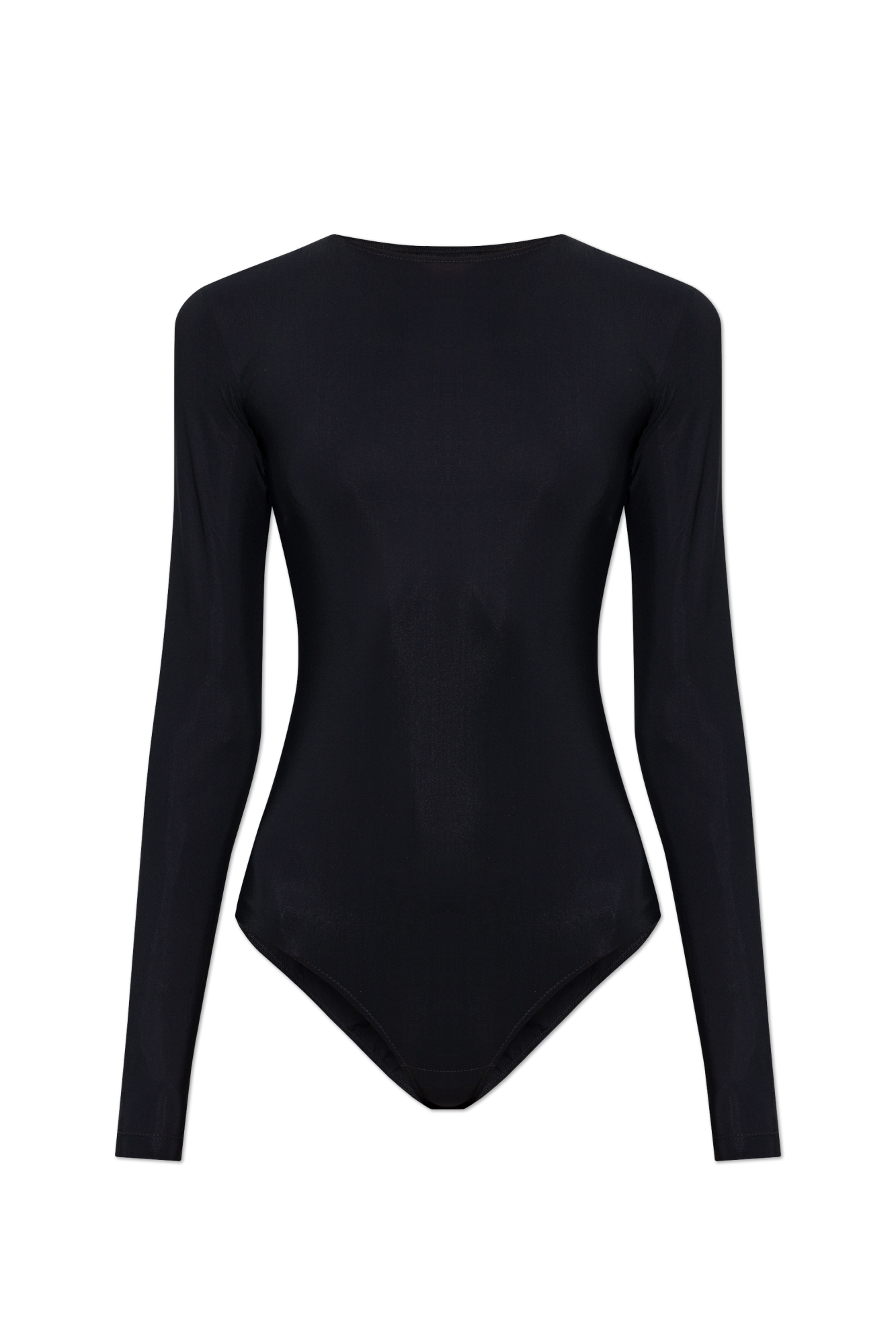 MM6 Maison Margiela Body Z Długimi Rękawami, Kobiety, Czarny