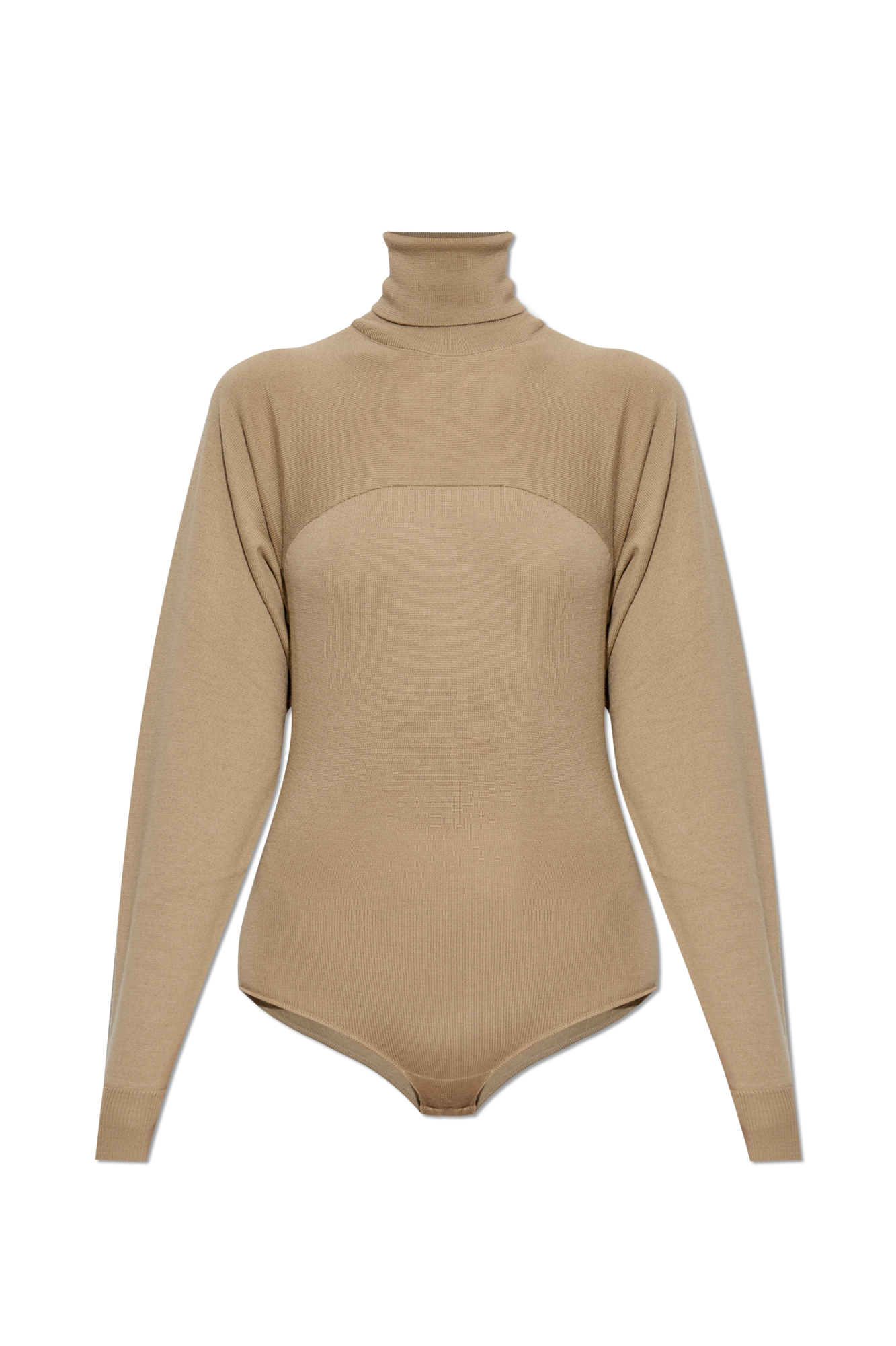 MM6 Maison Margiela Body Z Golfem, Kobiety, Beżowy