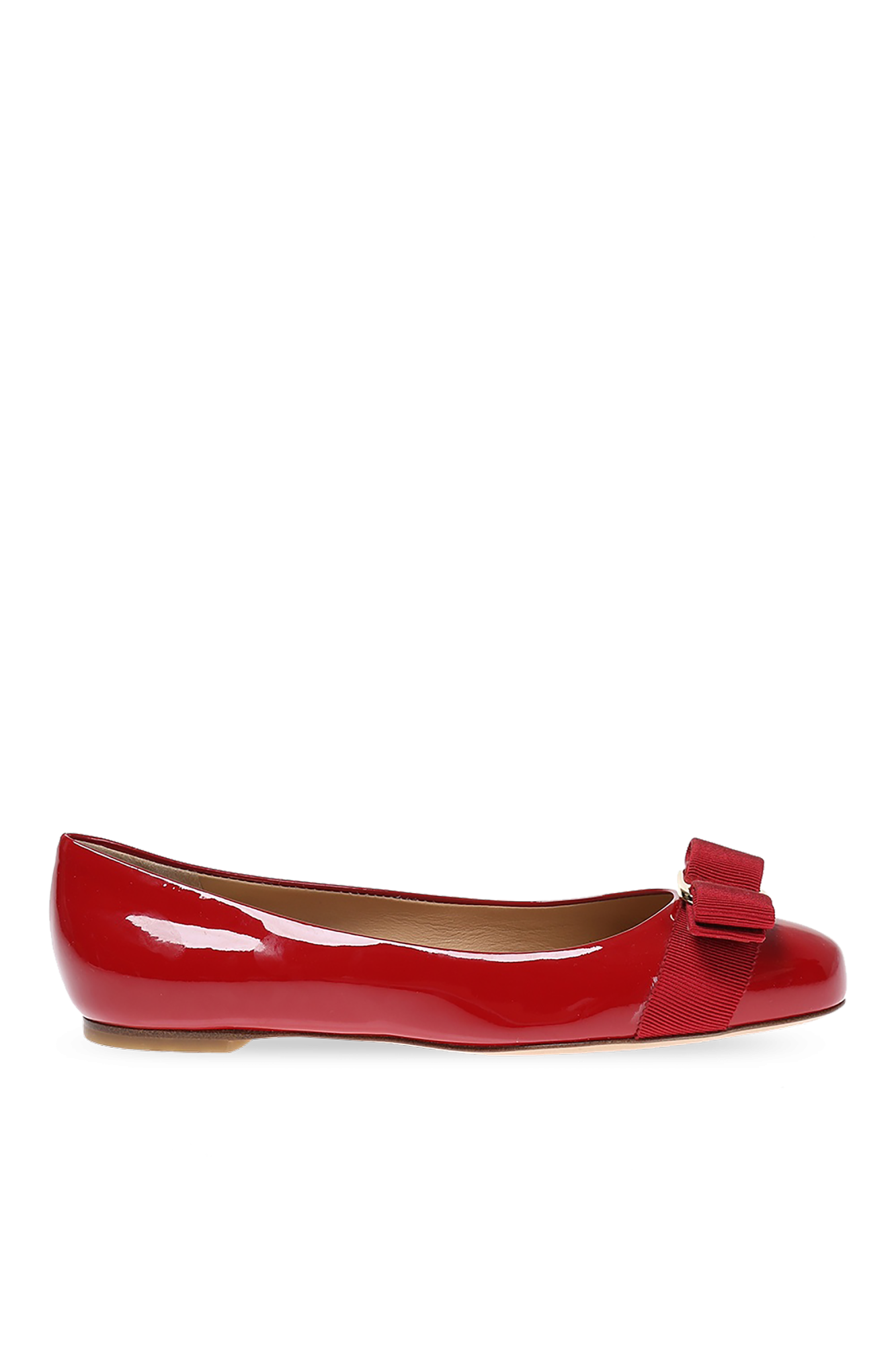 FERRAGAMO Baleriny ‘Varina’, Kobiety, Czerwony