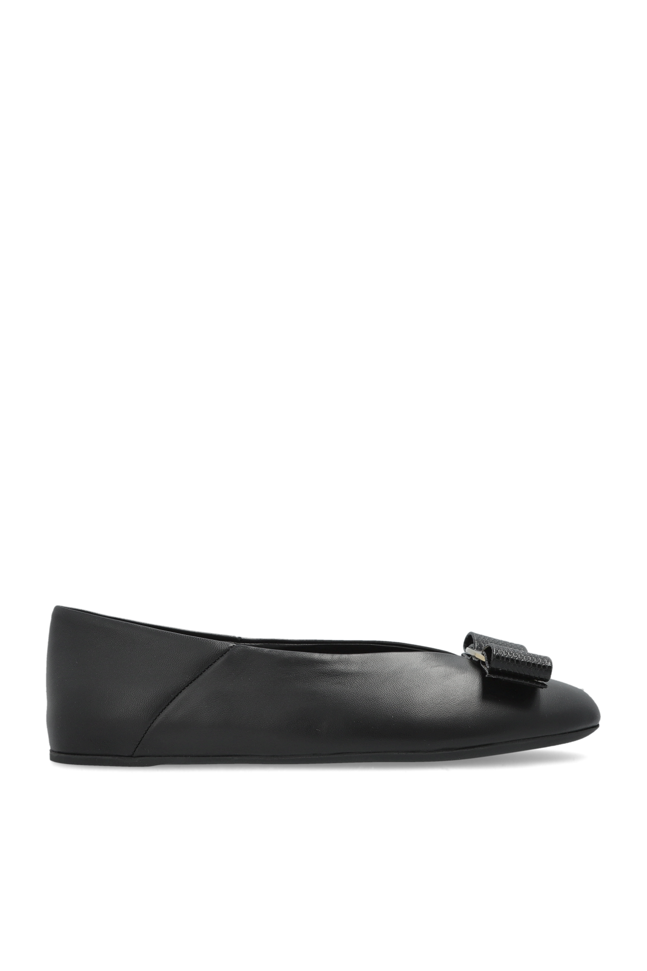FERRAGAMO Baleriny `Vanna`, Kobiety, Czarny
