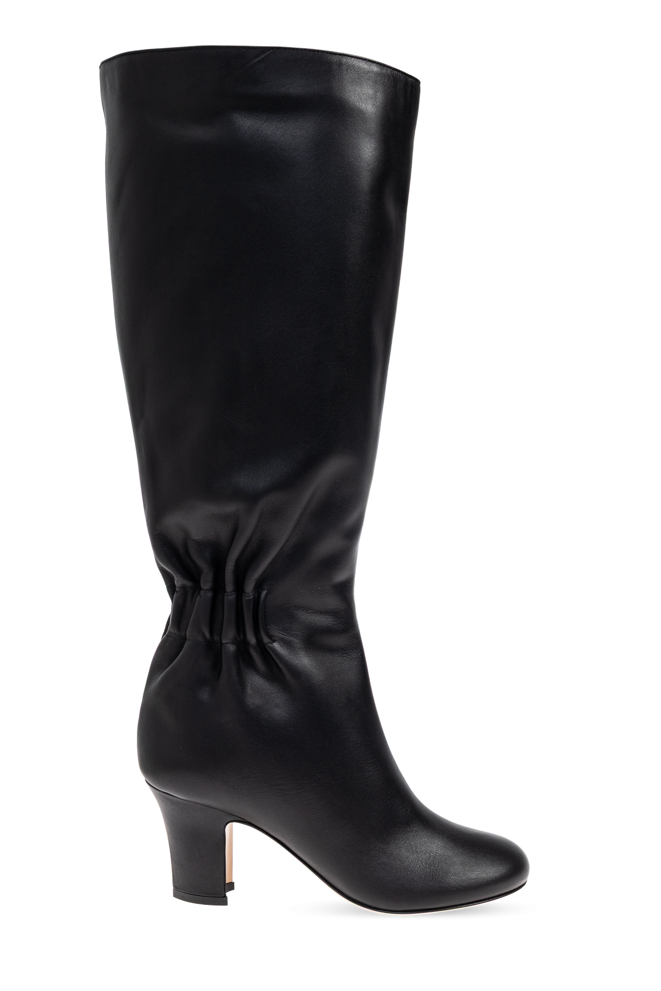 FERRAGAMO Kozaki Na Obcasie `Jannette`, Kobiety, Czarny