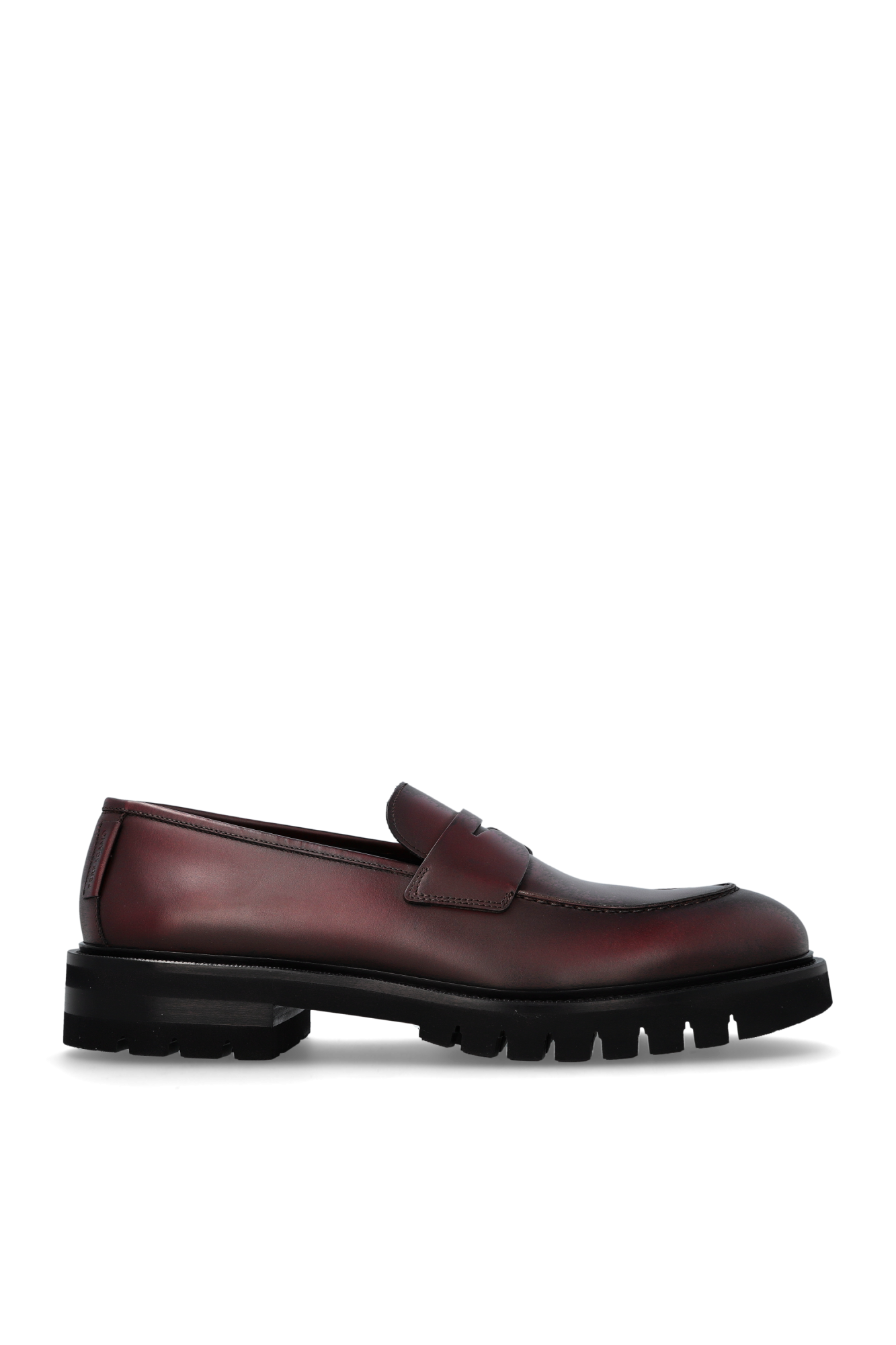 FERRAGAMO Buty `Aukland`, Mężczyźni, Bordo