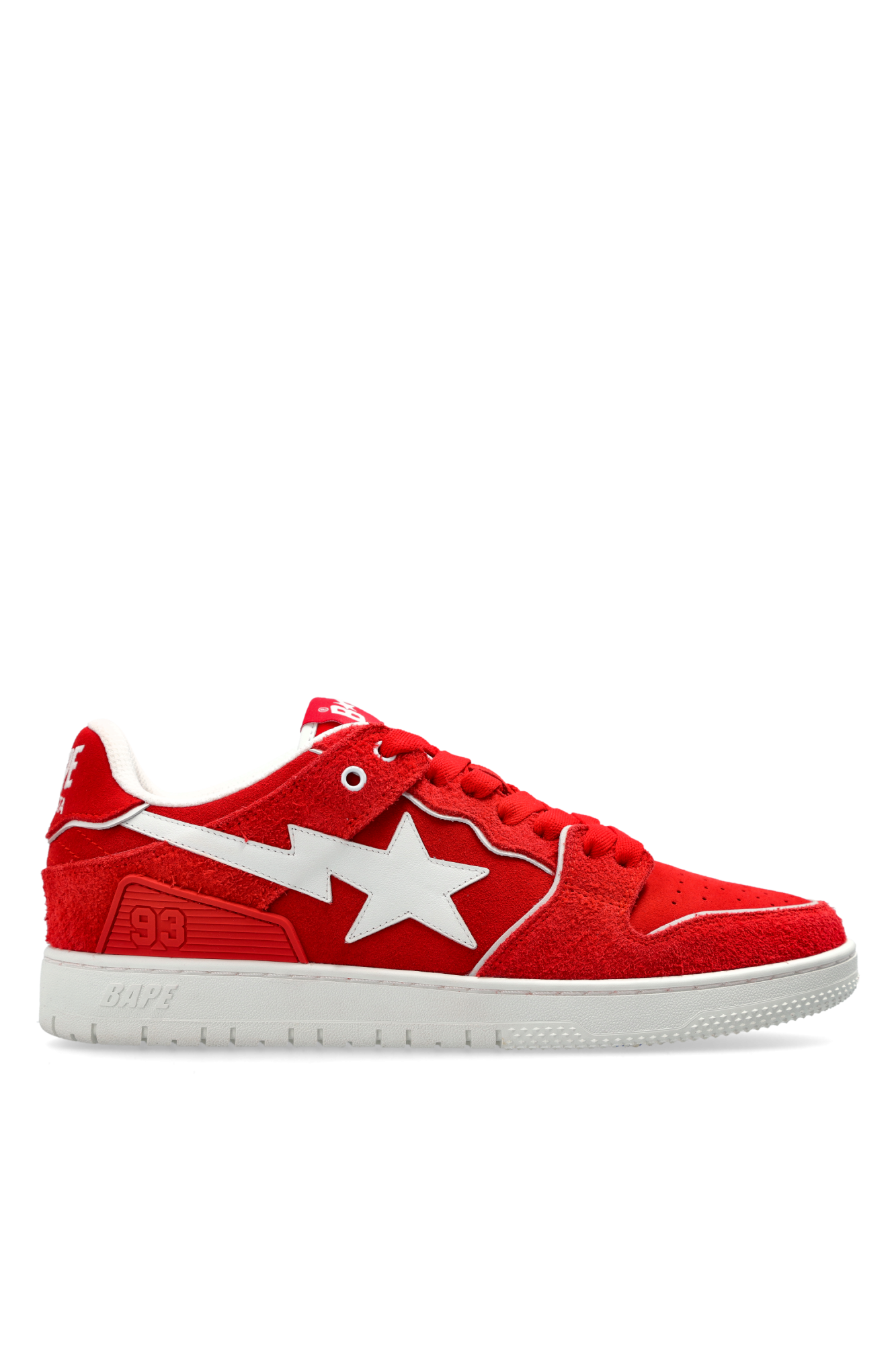 A BATHING APE® Buty Sportowe Z Logo, Kobiety, Czerwony