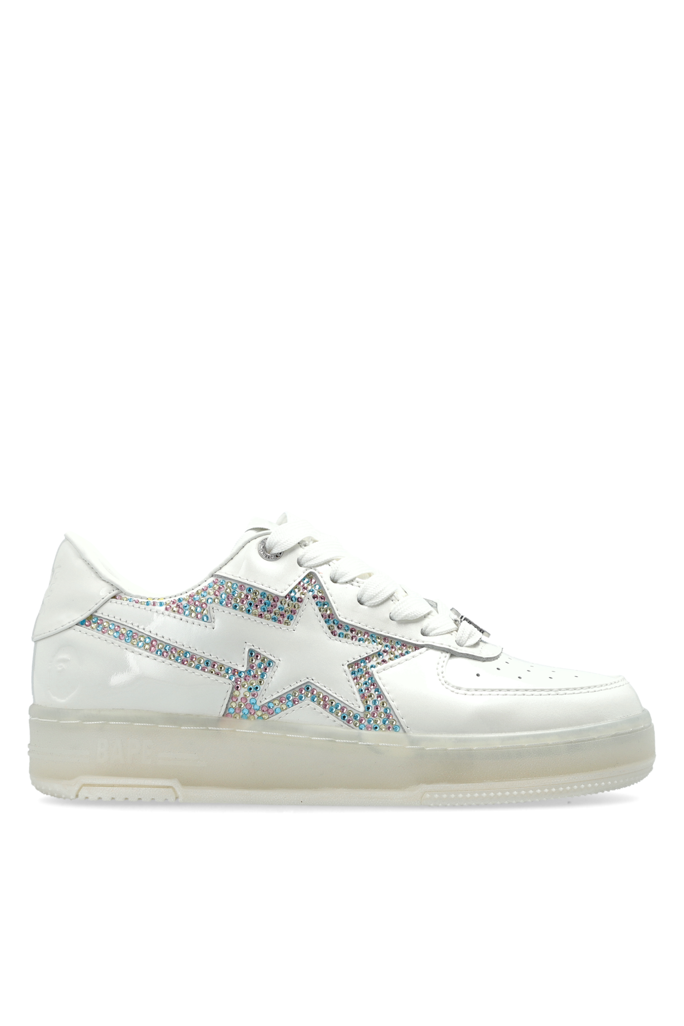 A BATHING APE® Buty Sportowe Z Logo, Kobiety, Biały