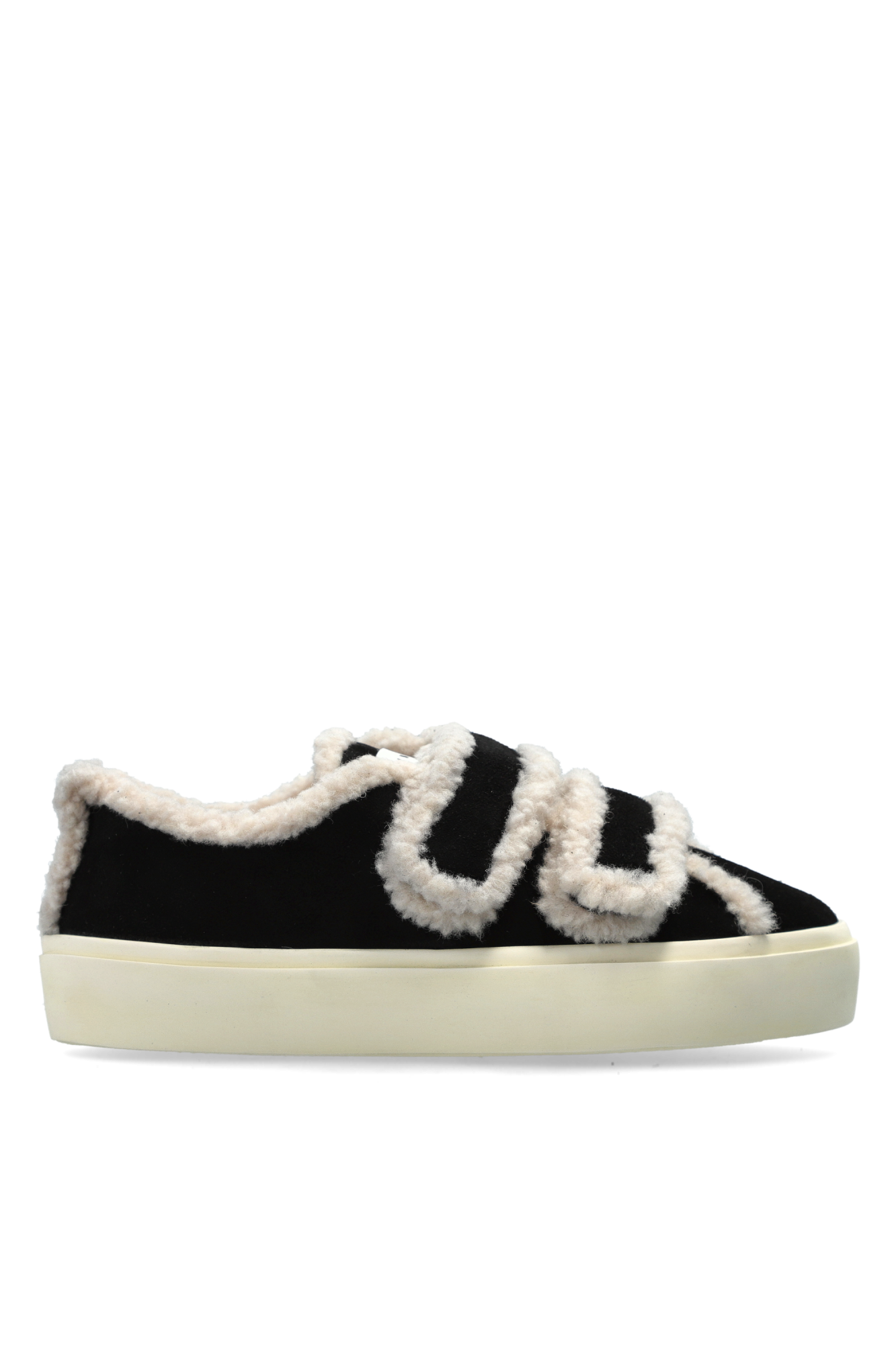 Inuikii Buty `Shearling Low Velcro`, Kobiety, Czarny