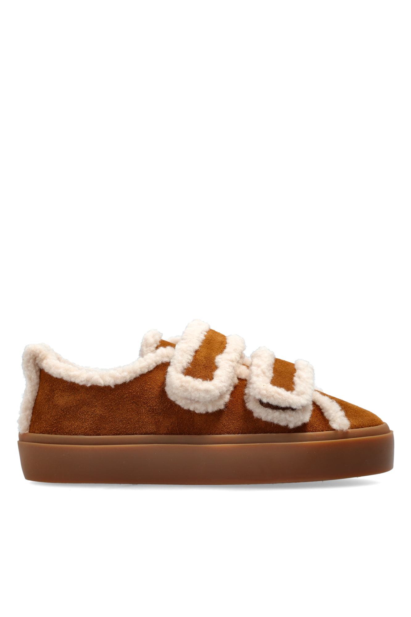Inuikii Buty `Shearling Low Velcro`, Kobiety, Brązowy