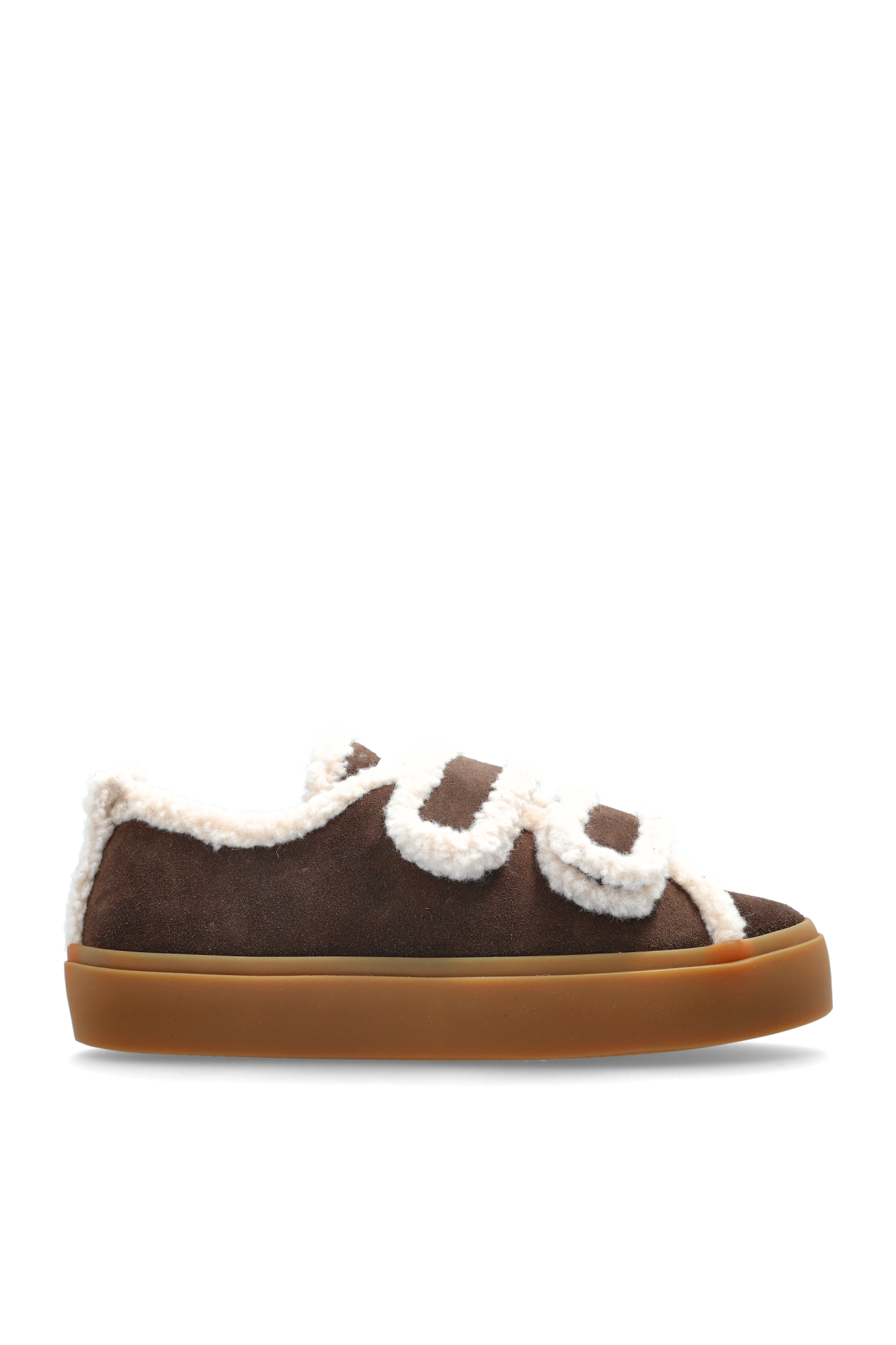 Inuikii Buty `Shearling Low Velcro`, Kobiety, Brązowy