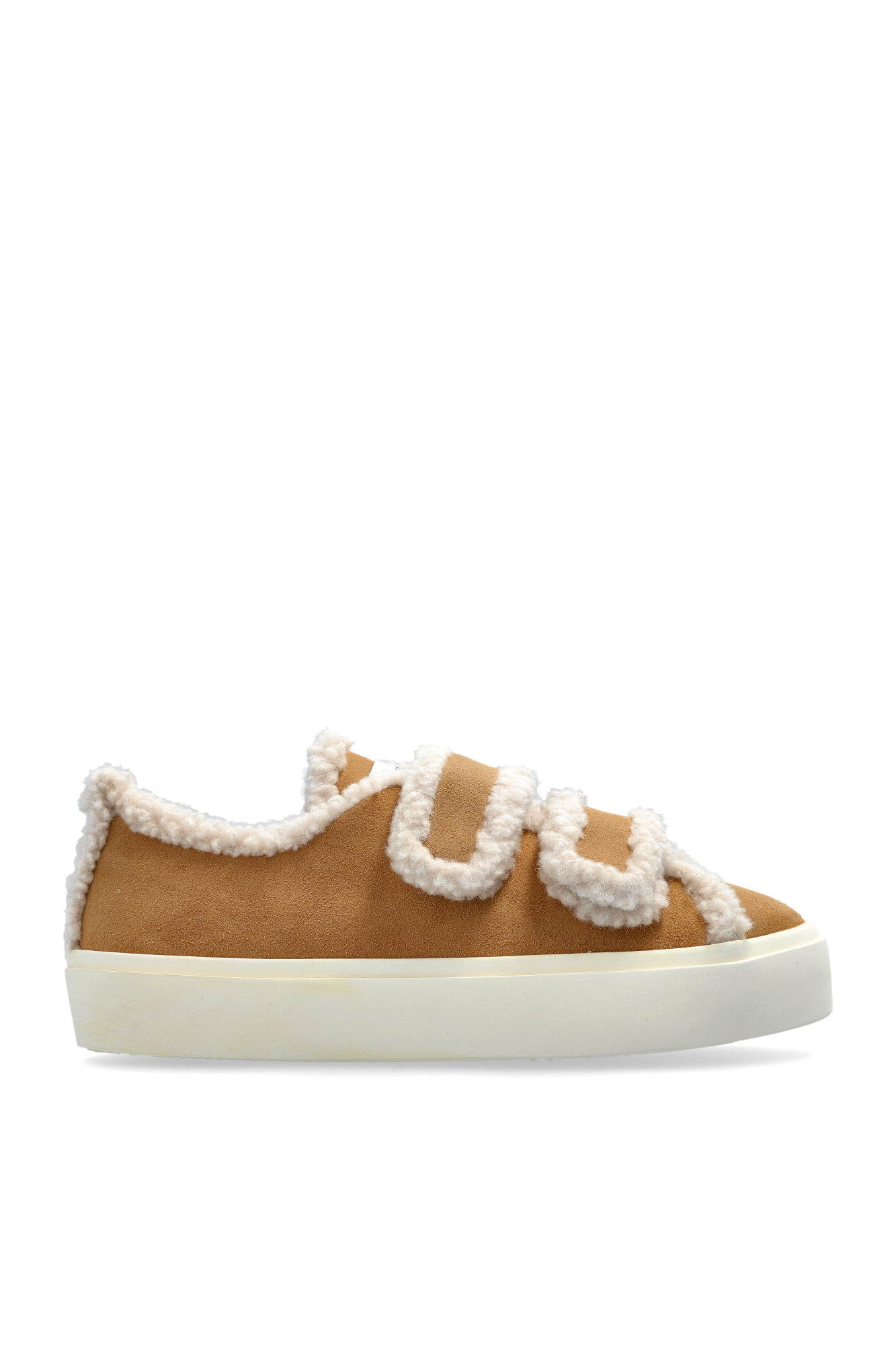 Inuikii Buty `Shearling Low Velcro`, Kobiety, Beżowy