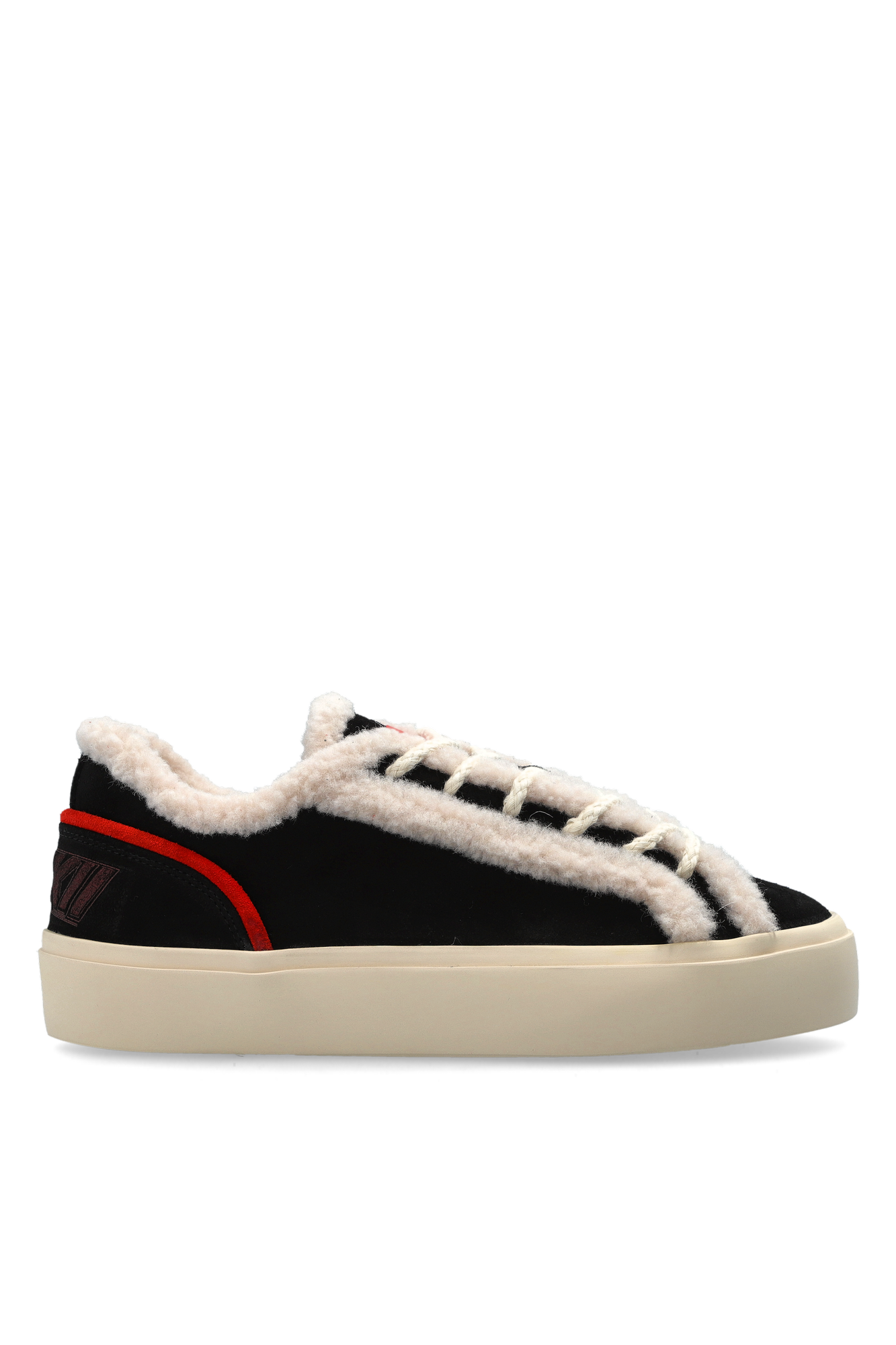 Inuikii Buty Sportowe ‘Lila Shearling Lace Up’, Kobiety, Czarny