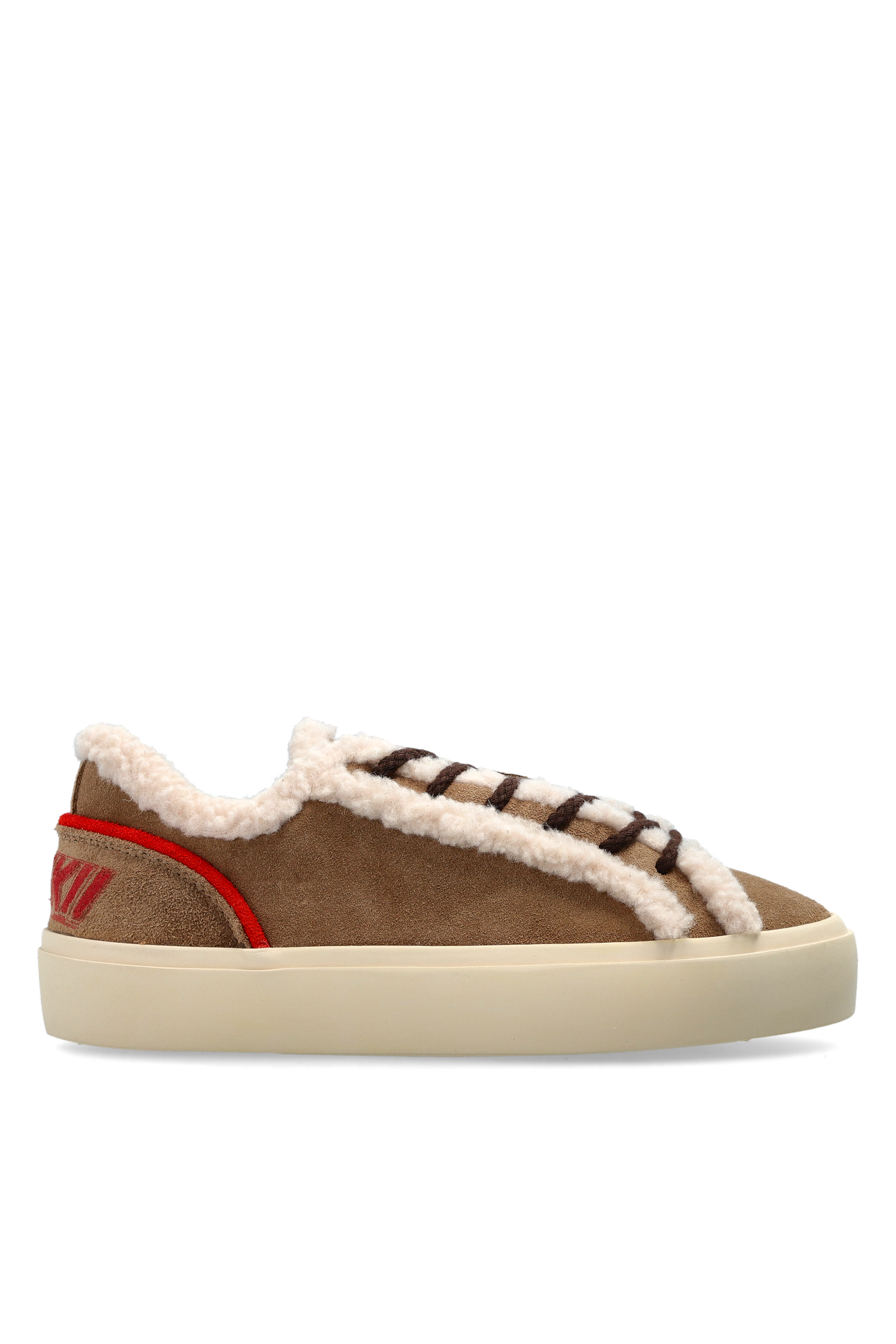 Inuikii Buty Sportowe ‘Lila Shearling Lace Up’, Kobiety, Beżowy