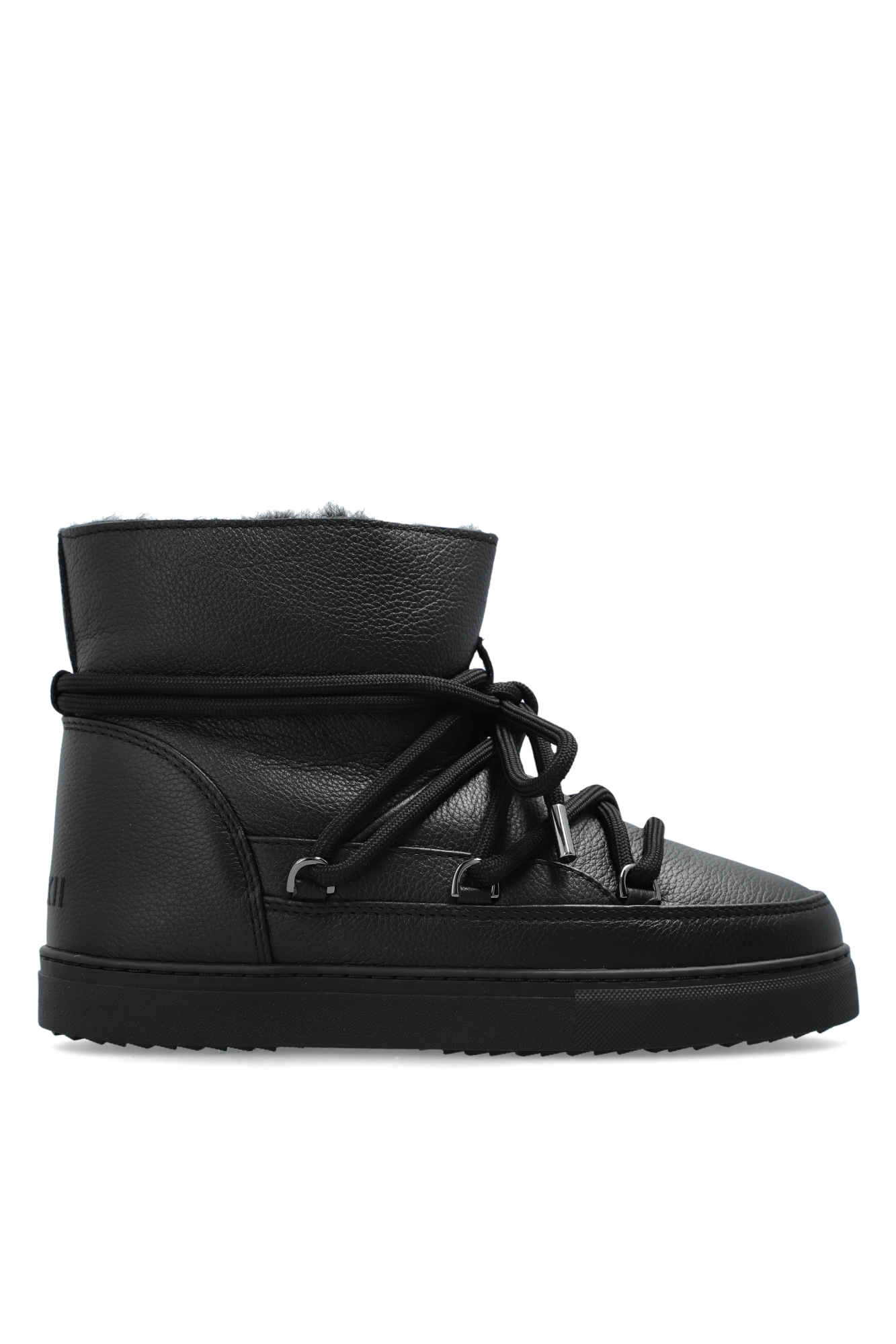 Inuikii Śniegowce `Full Leather`, Kobiety, Czarny