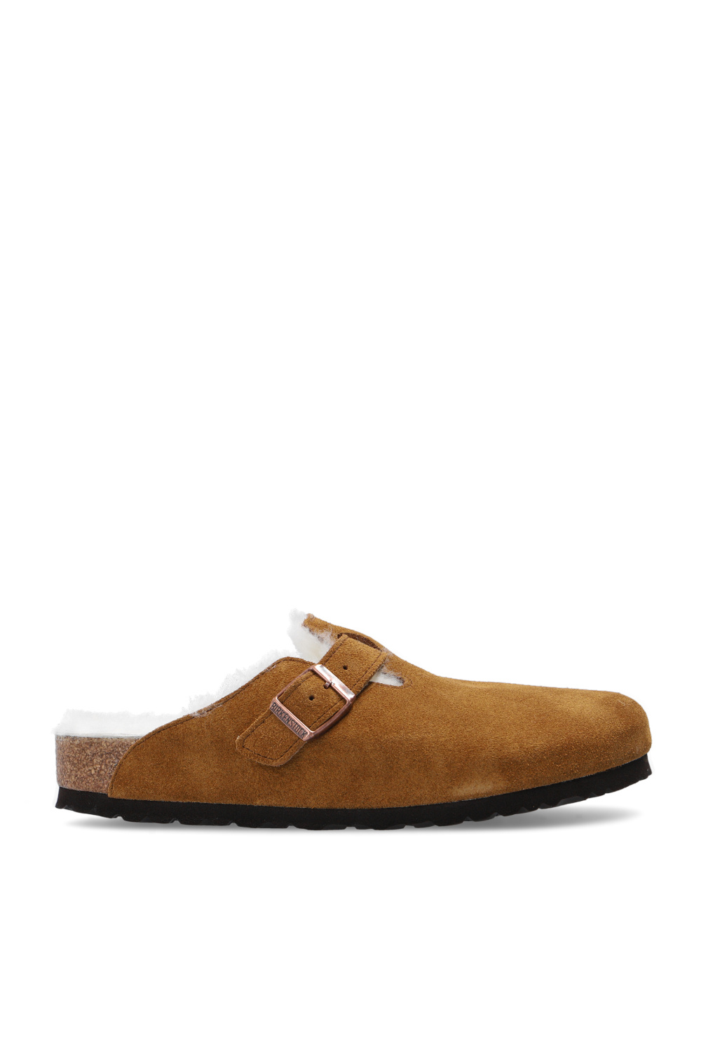 Birkenstock Klapki ‘Boston VL’, Kobiety, Brązowy