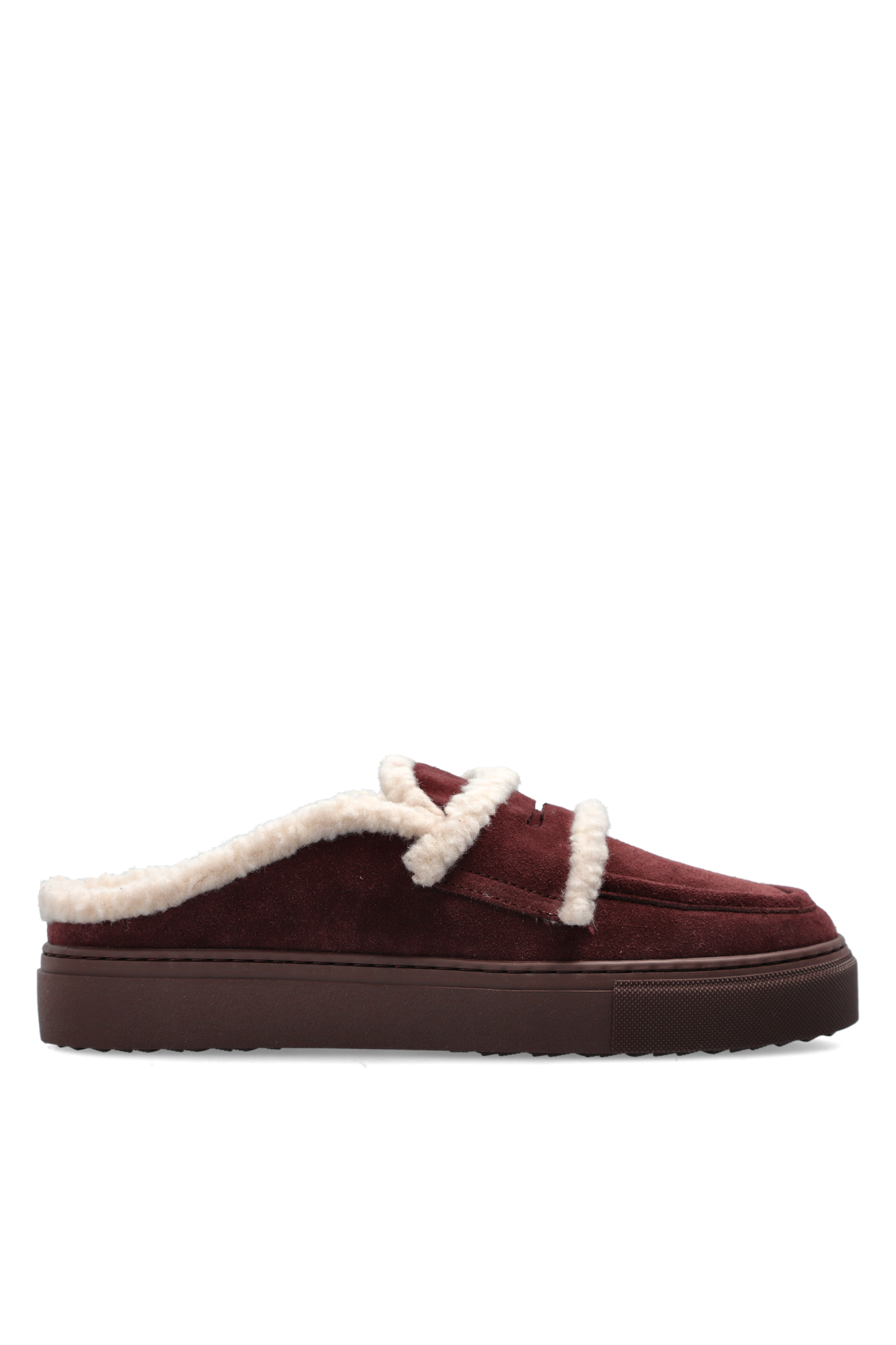 Inuikii Klapki `Mule Wool`, Kobiety, Bordo