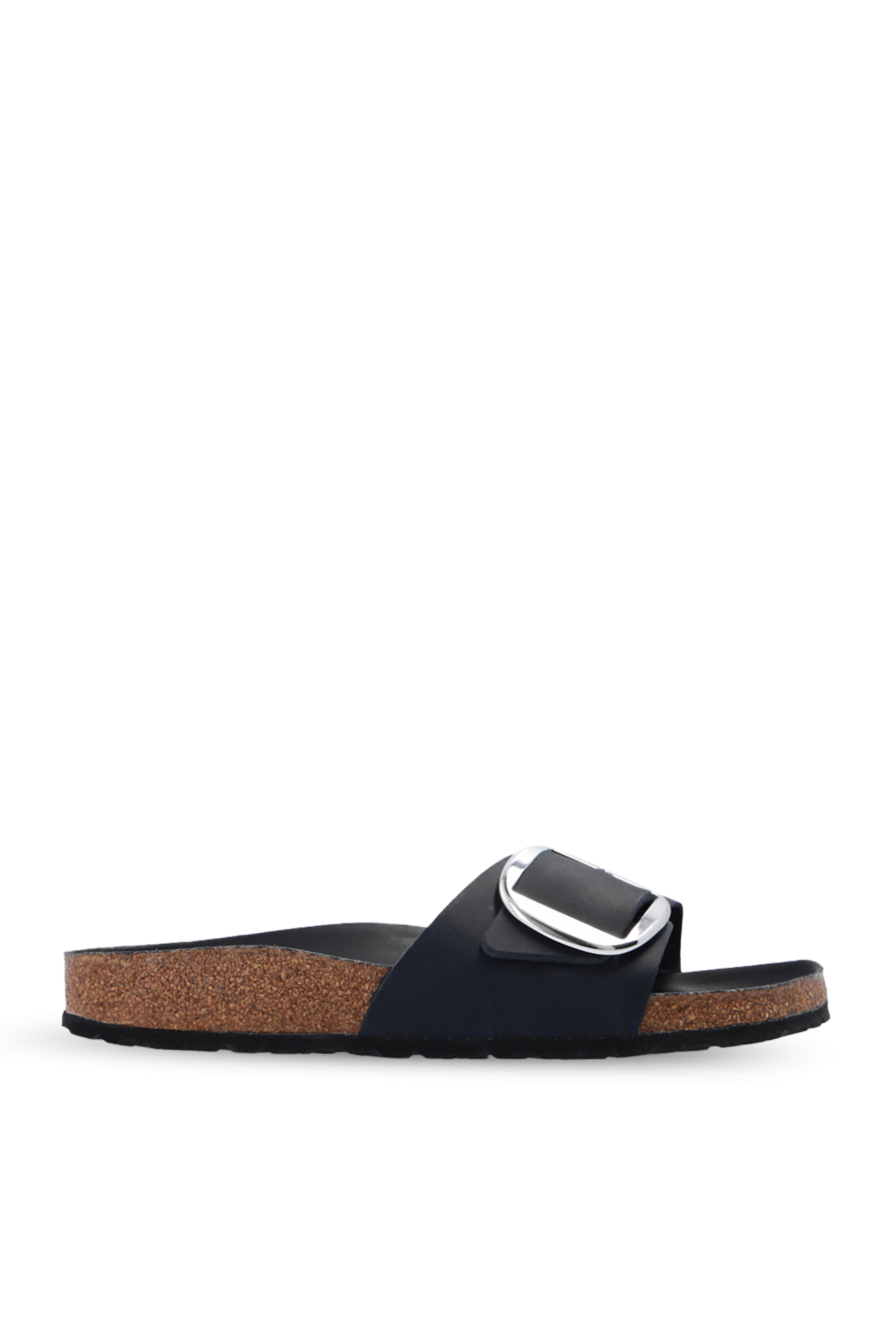 Birkenstock Klapki ‘Madrid Big Buckle’, Kobiety, Czarny