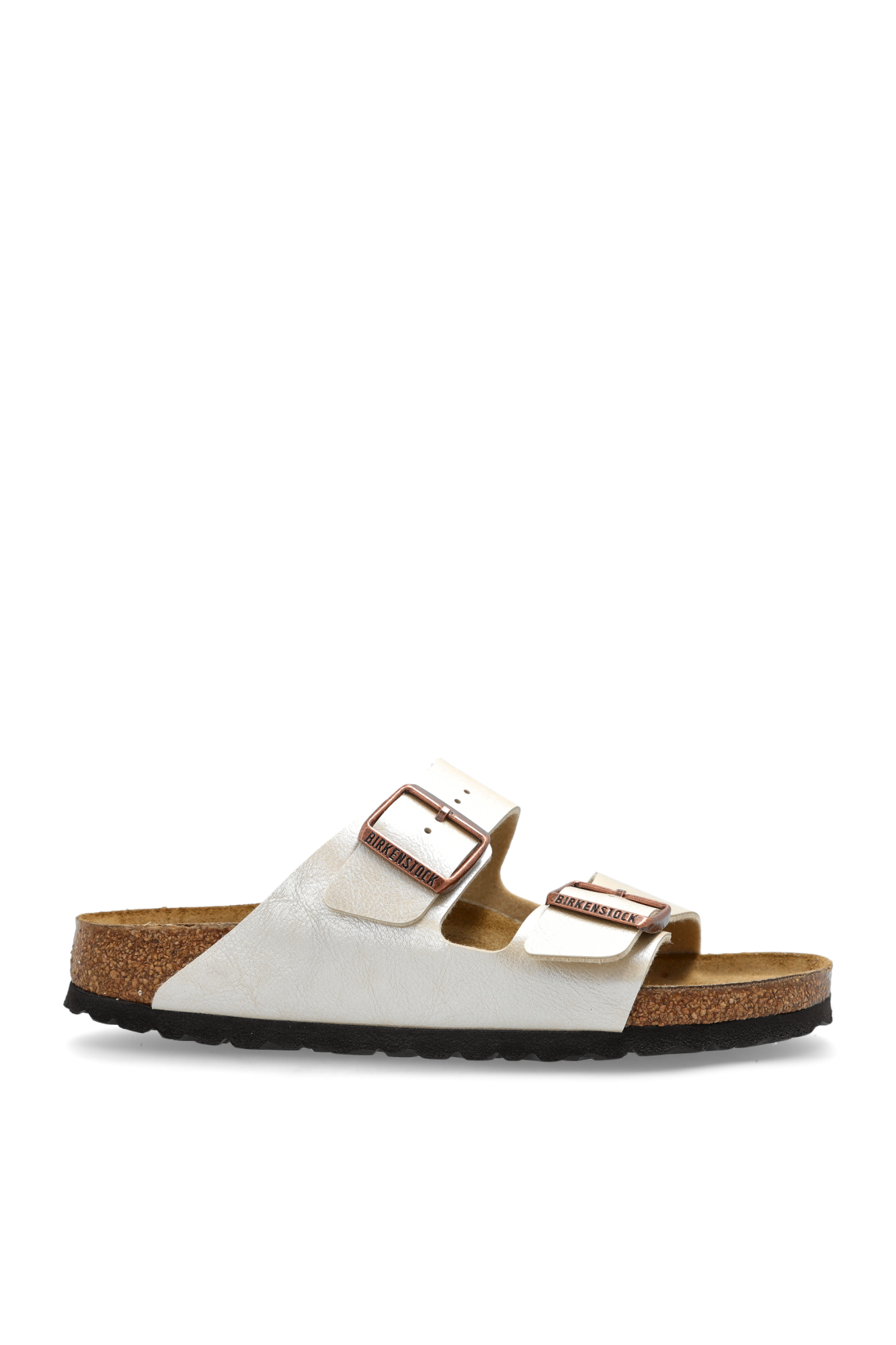 Birkenstock Klapki `Arizina BS`, Kobiety, Kremowy