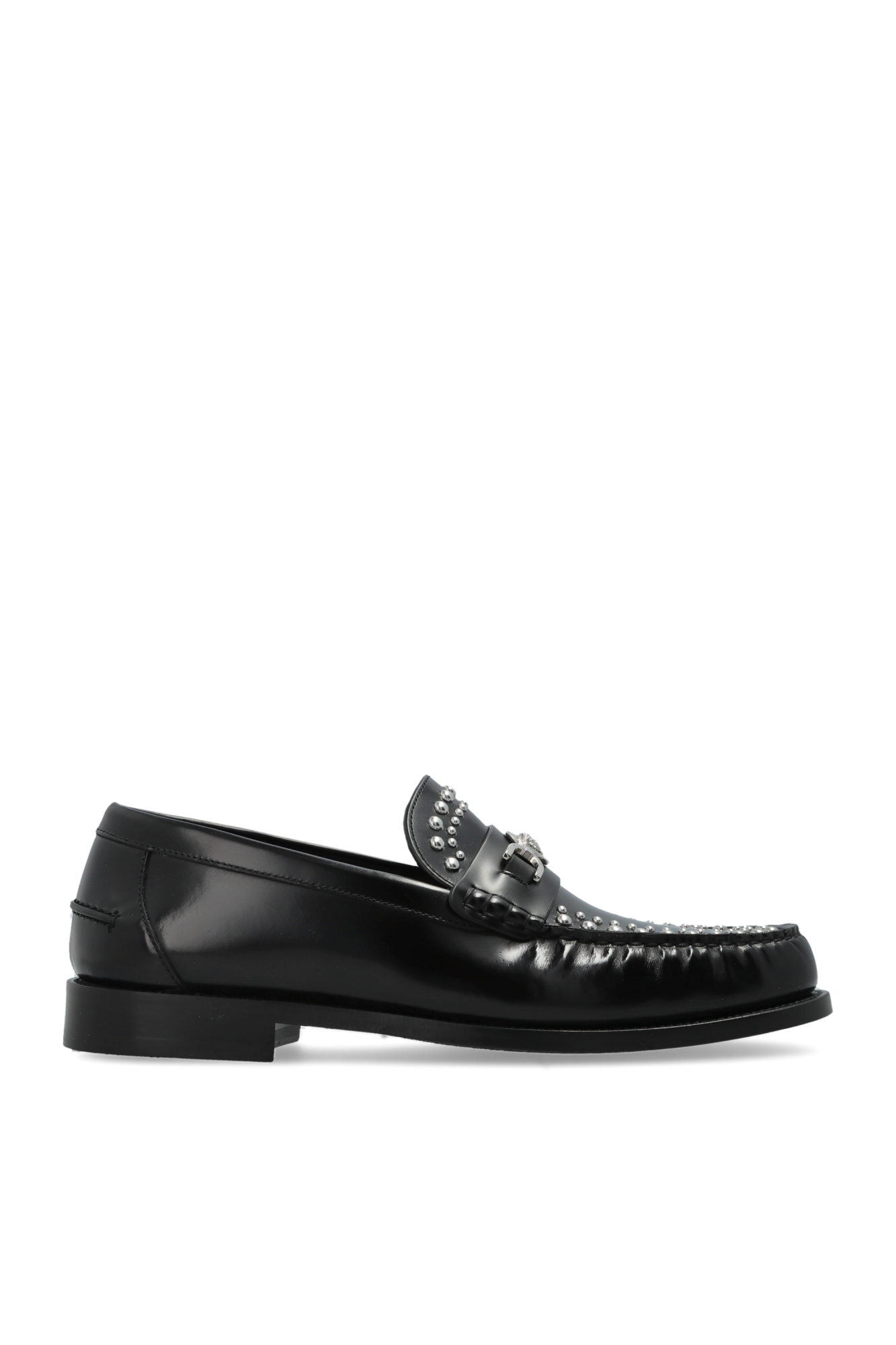 Versace Buty Typu `loafers`, Mężczyźni, Czarny