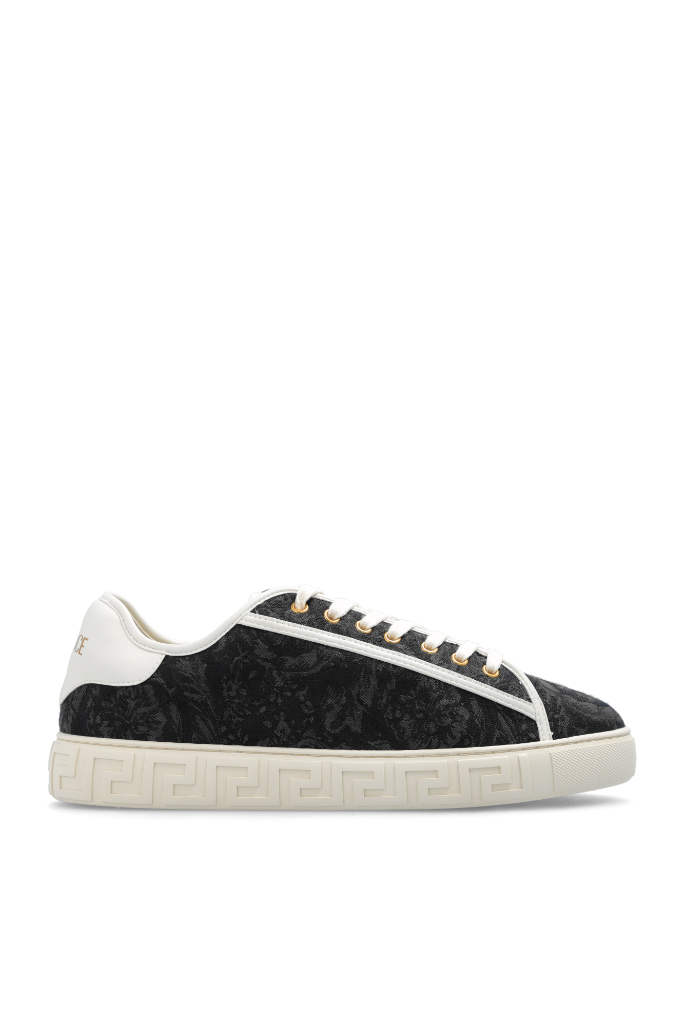 Versace Buty Sportowe ‘Barocco Greca’, Mężczyźni, Czarny