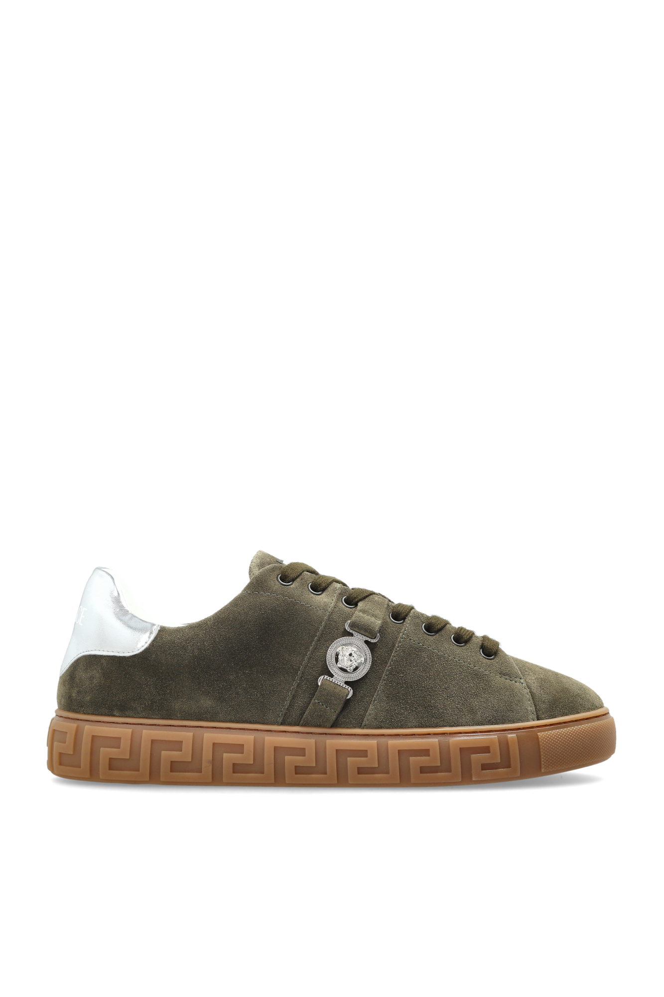 Versace Buty Sportowe Z Logo, Mężczyźni, Zielony