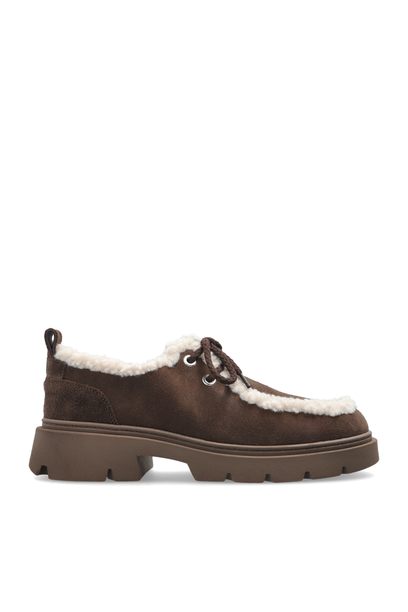 Inuikii Skórzane Buty ‘Mocabee Curl’, Kobiety, Brązowy