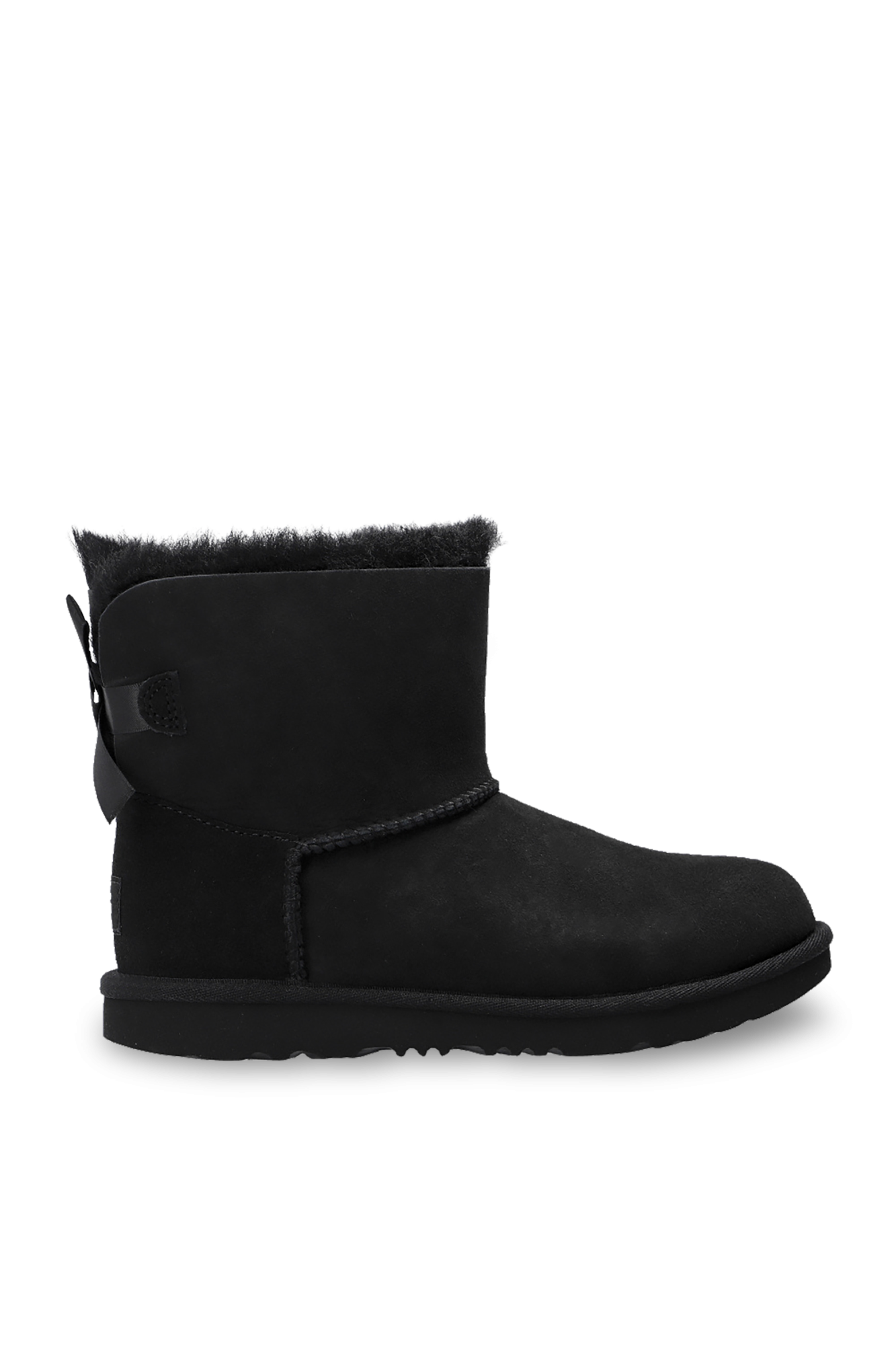 UGG Kids Śniegowce ‘Mini Bailey Bow II’, Unisex, Czarny