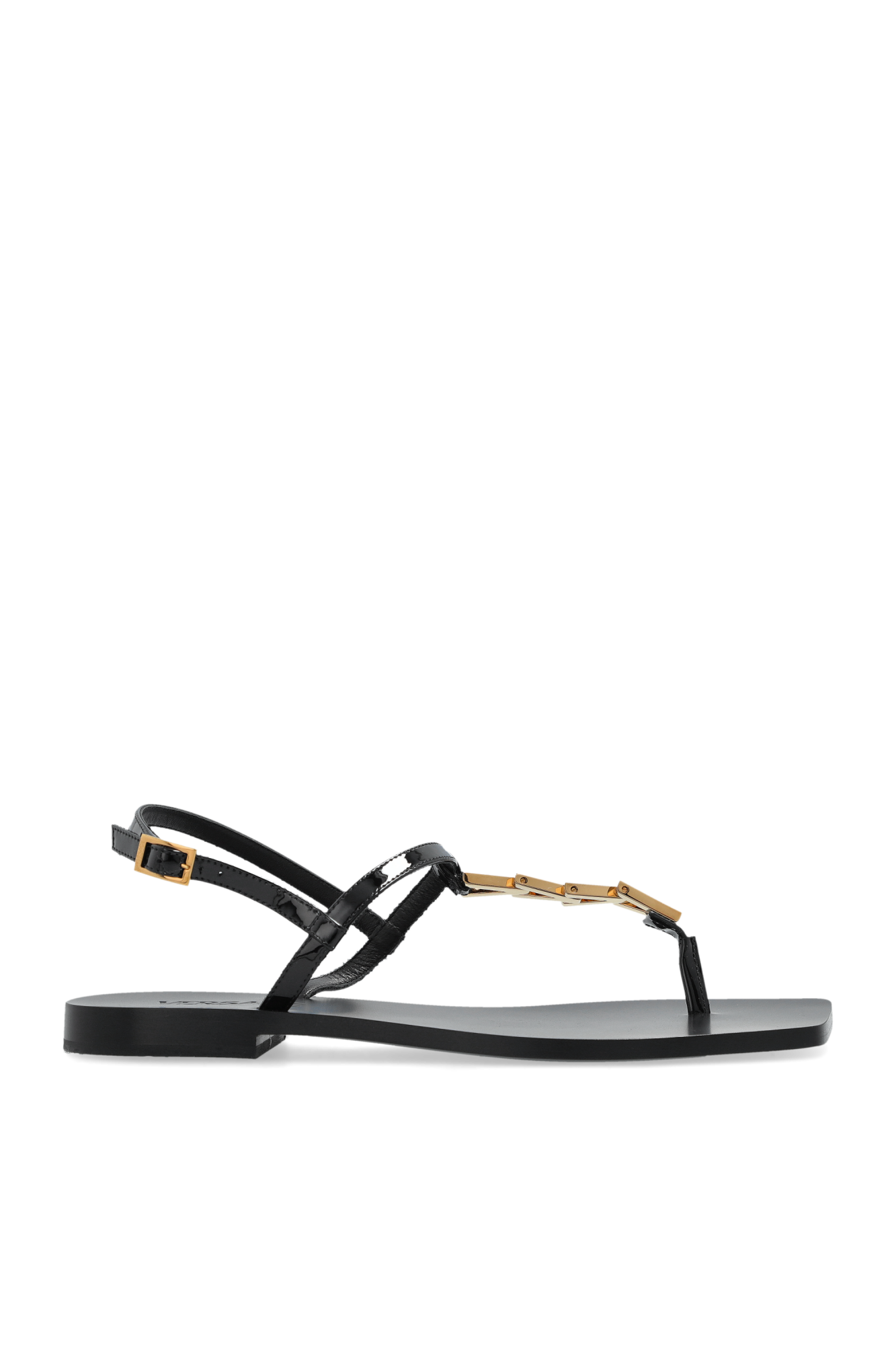 Versace Skórzane Buty, Kobiety, Czarny