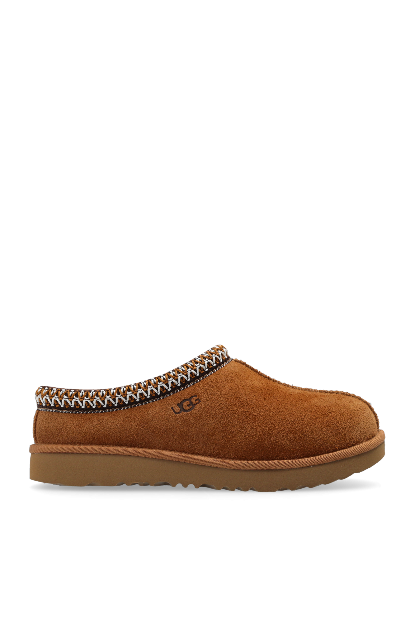 UGG Kids Zamszowe Klapki ‘Tasman II’, Unisex, Brązowy