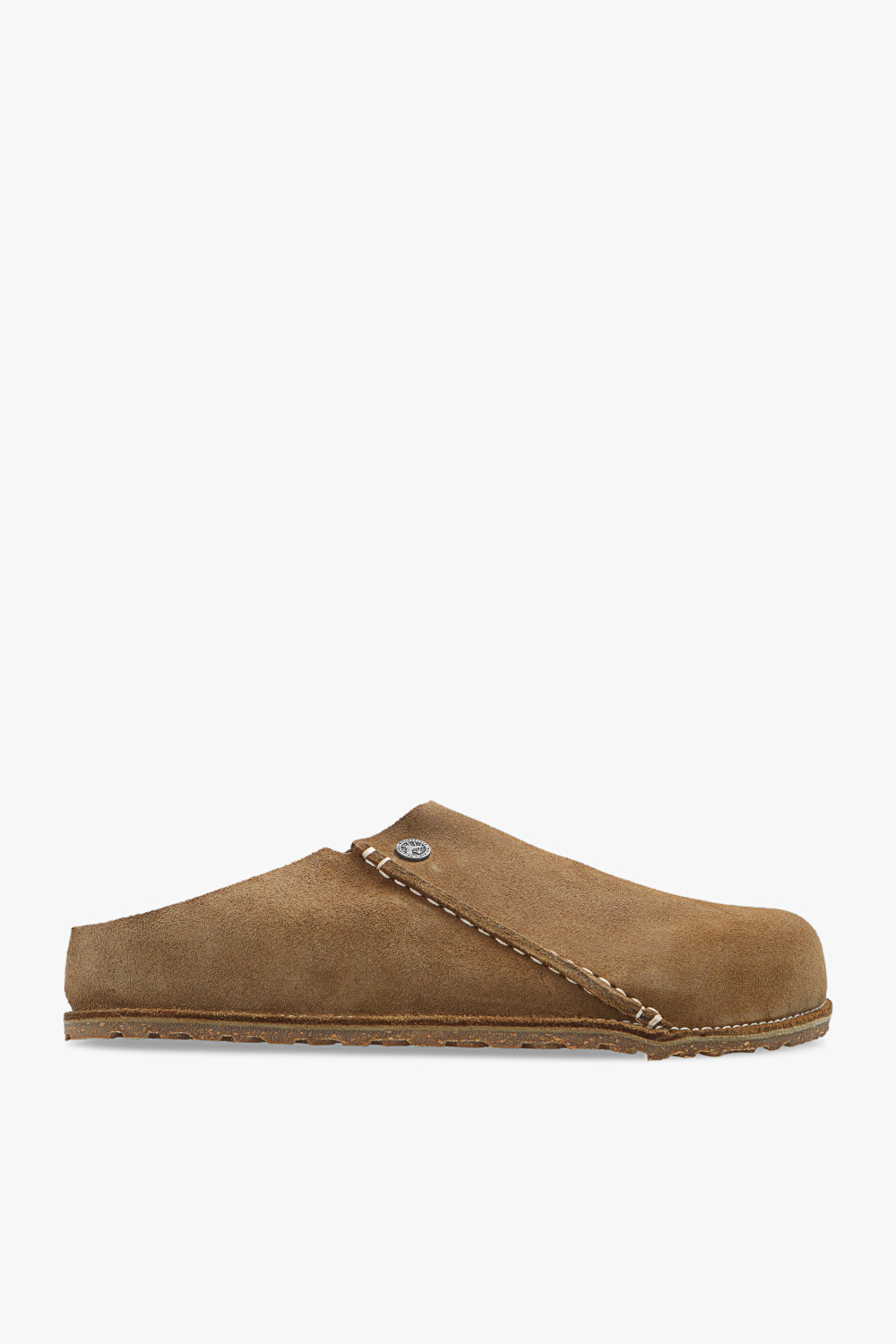 Birkenstock Klapki ‘Zermatt Suede’, Mężczyźni, Beżowy