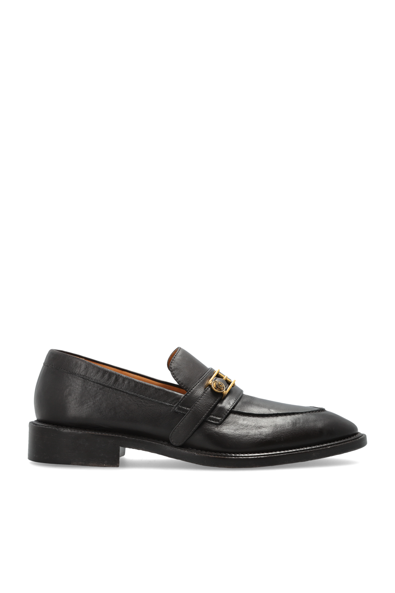 Versace Skórzane Buty Typu ‘Loafers’, Mężczyźni, Brązowy