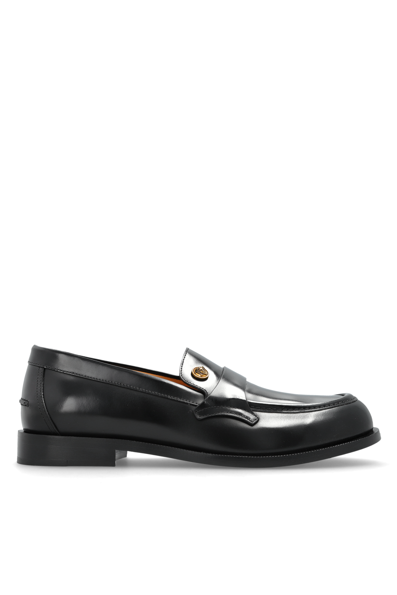 Versace Buty `Manu` Typu `loafers`, Mężczyźni, Czarny