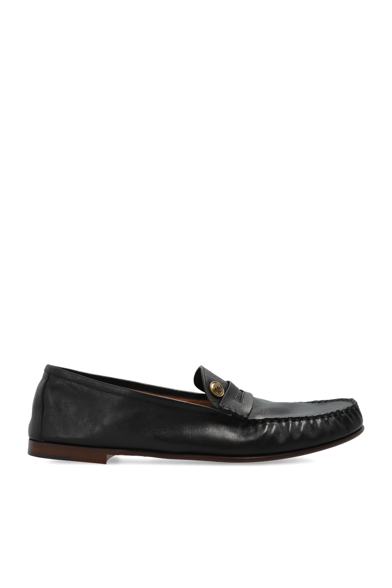 Versace Buty `Guanto` Typu `loafers`, Mężczyźni, Czarny